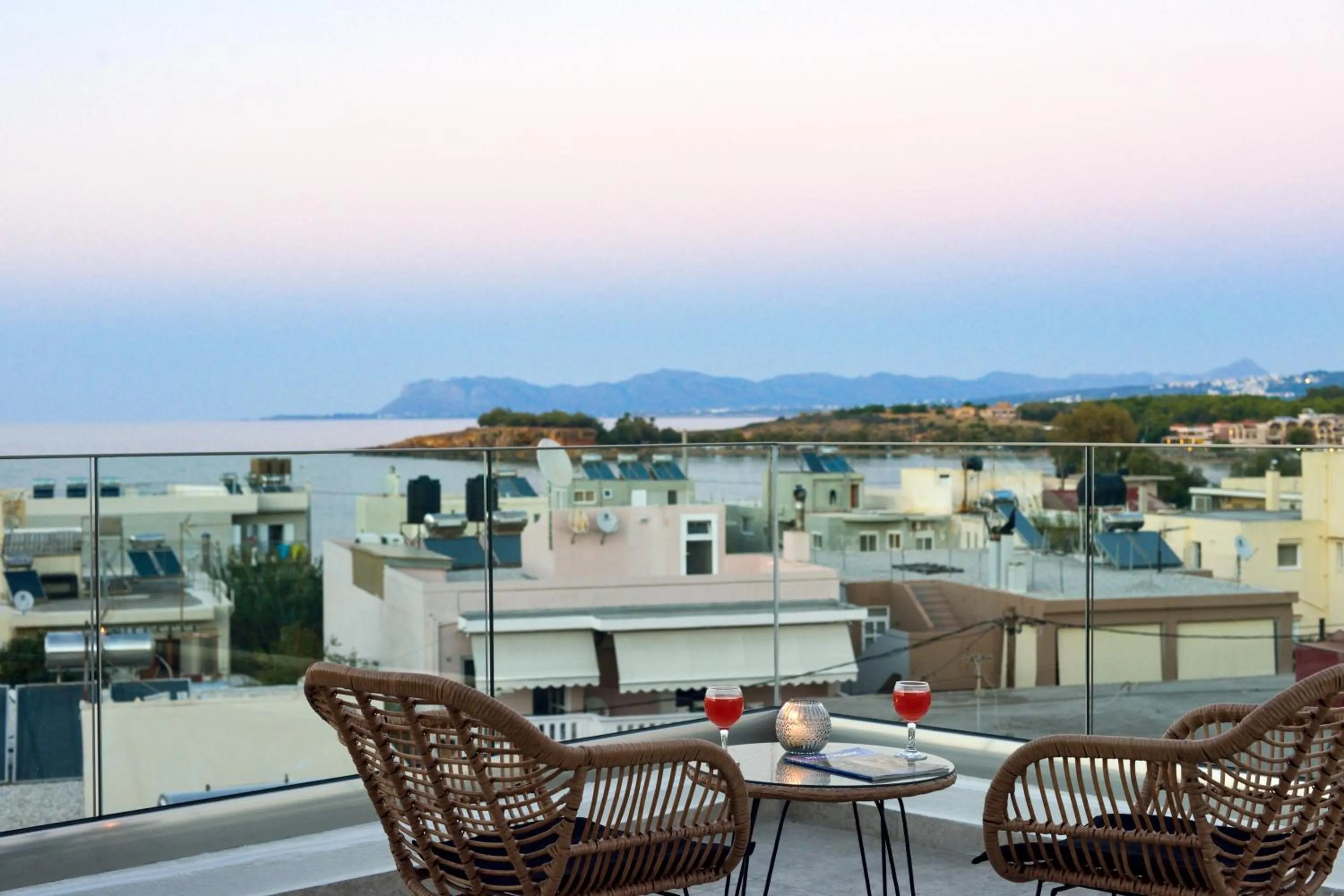 Patio in Elia Kalamaki Hotel