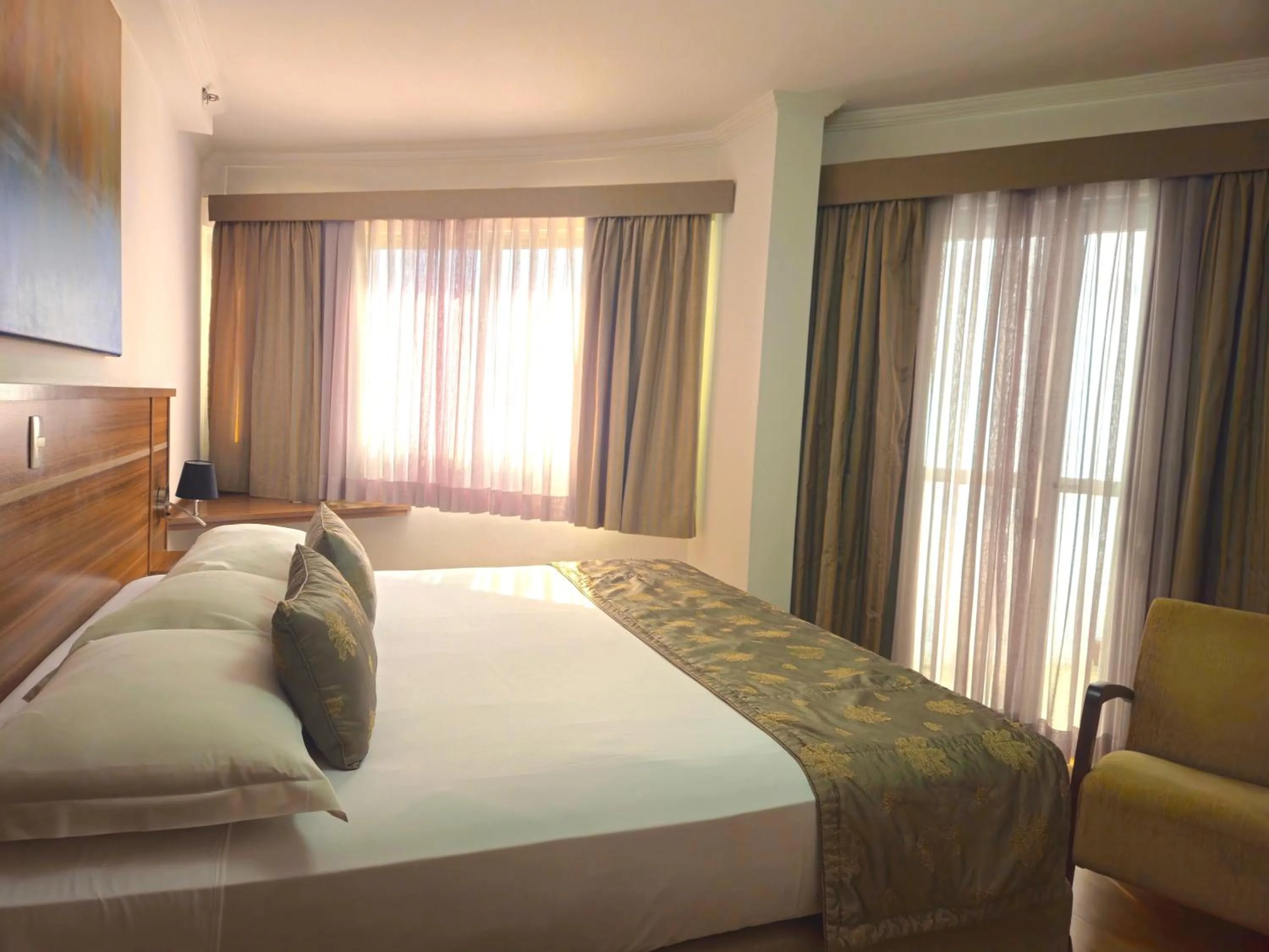 Bed in Faro Hotel São José dos Campos