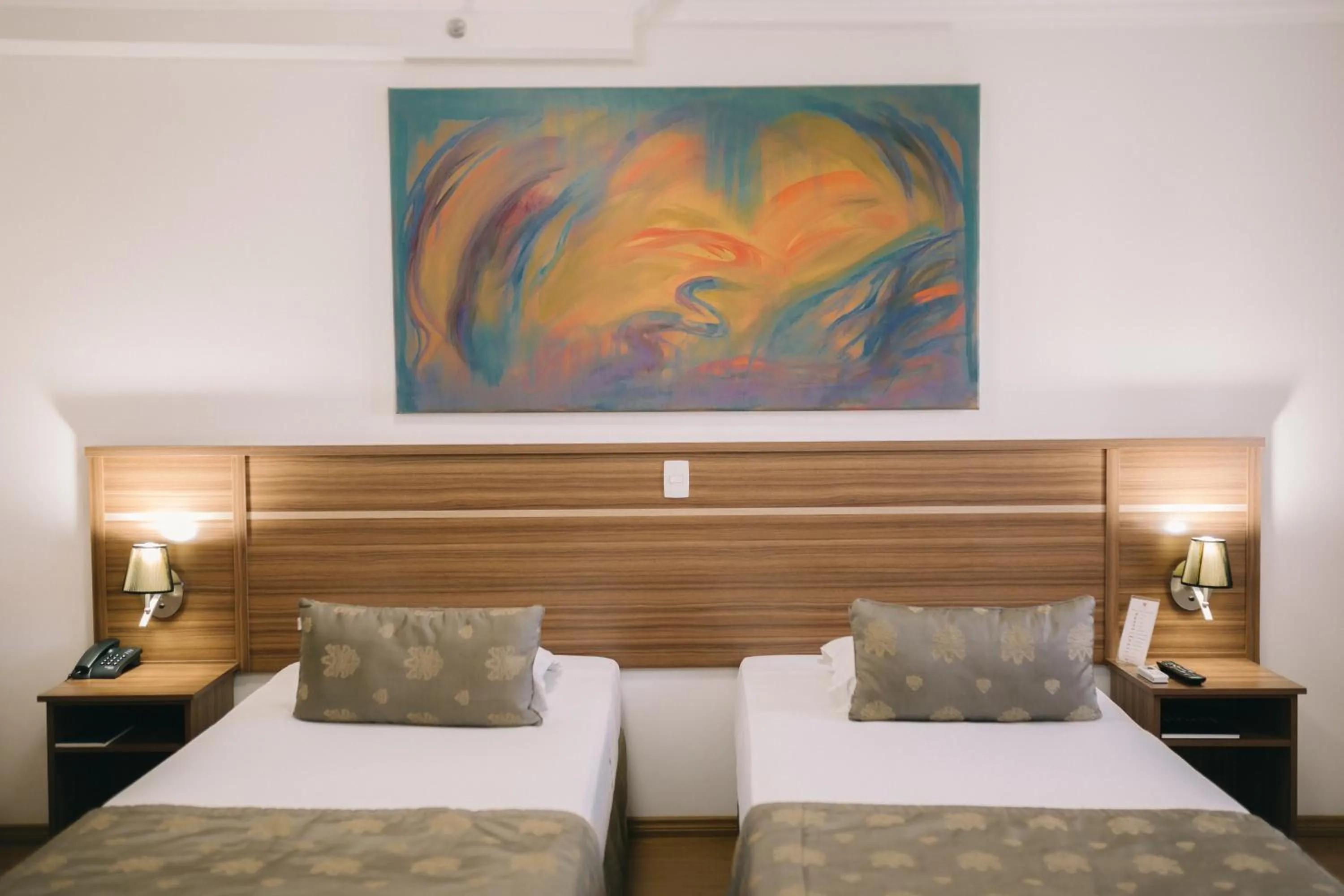 Bed in Faro Hotel São José dos Campos