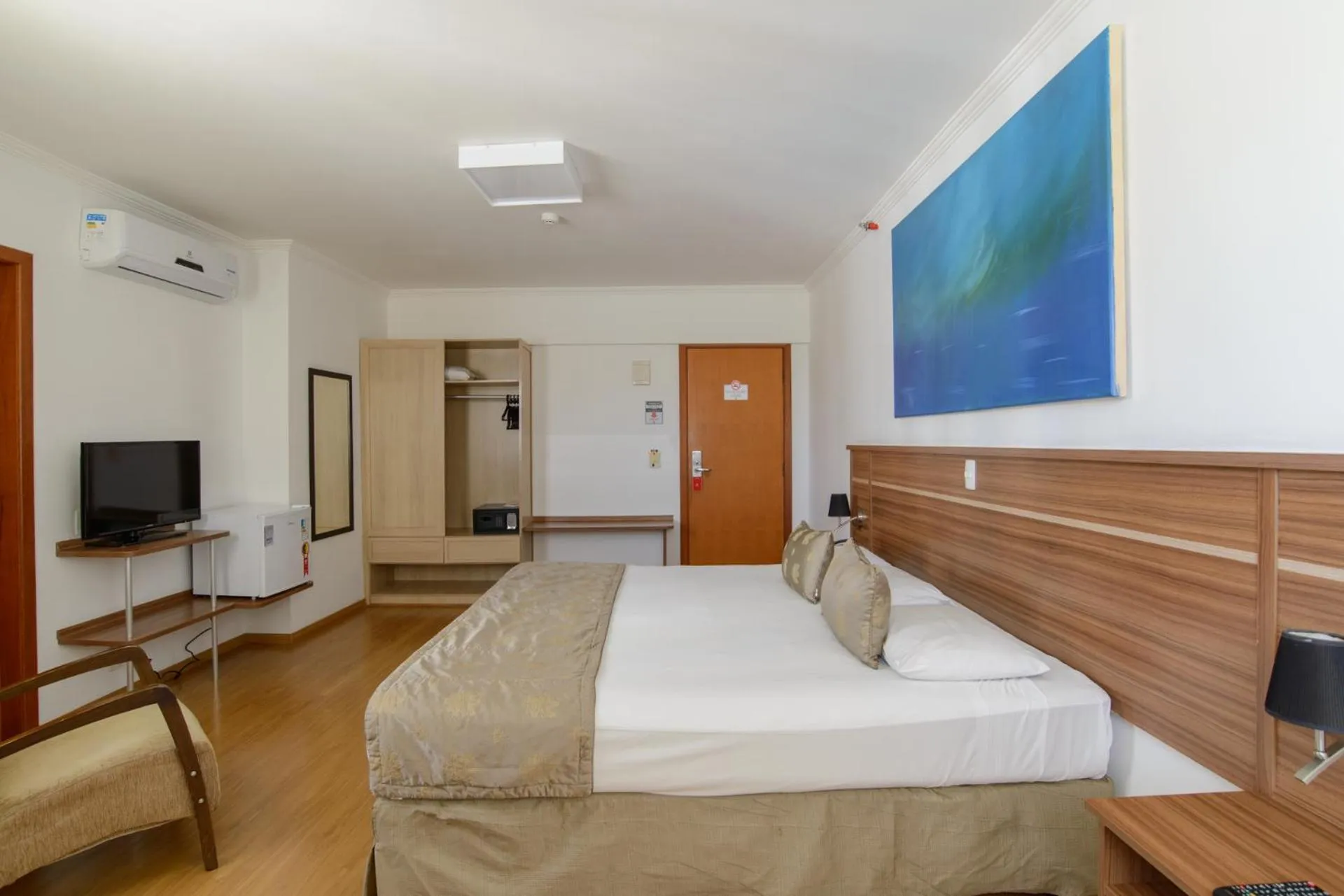 Bed in Faro Hotel São José dos Campos