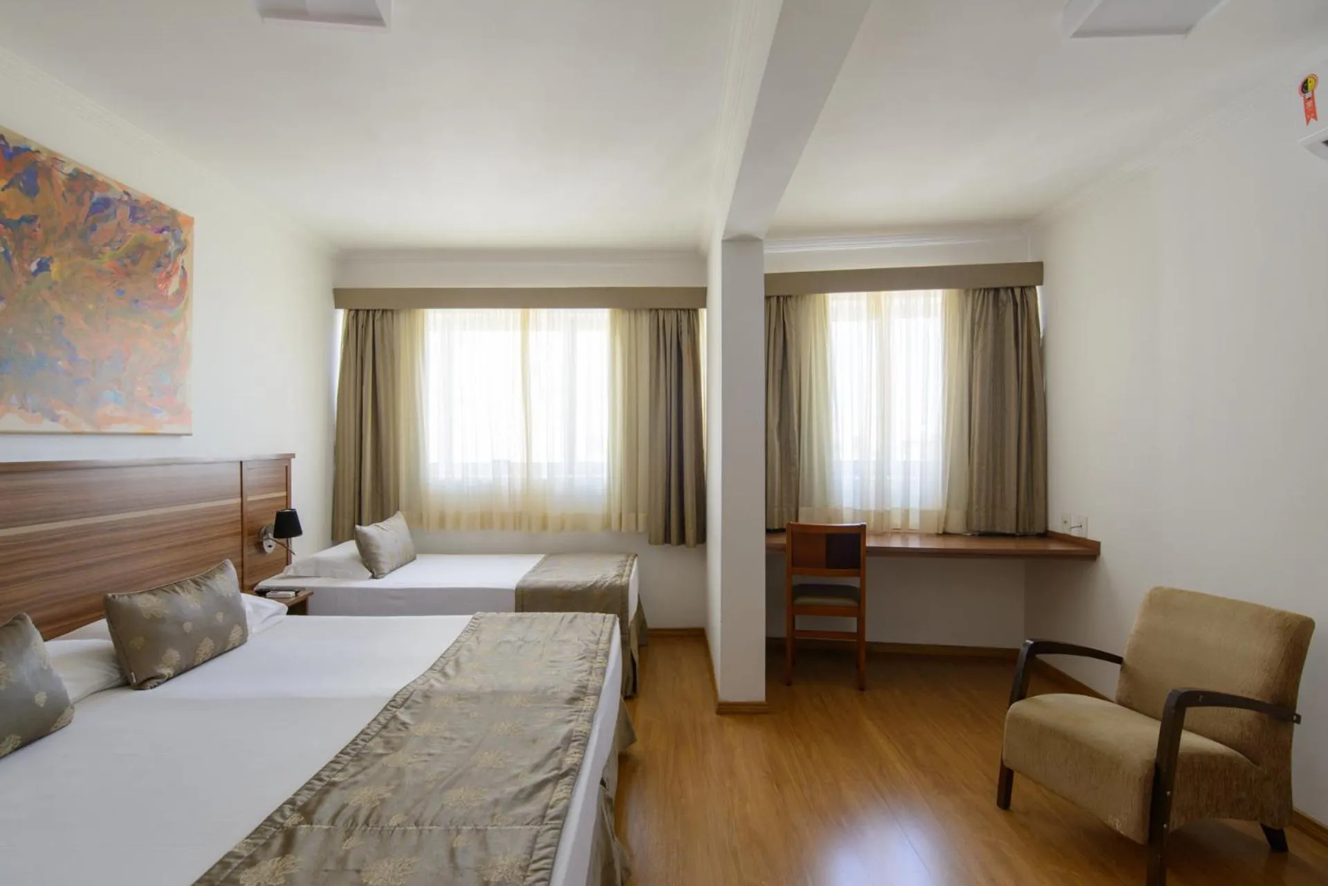 Bed in Faro Hotel São José dos Campos