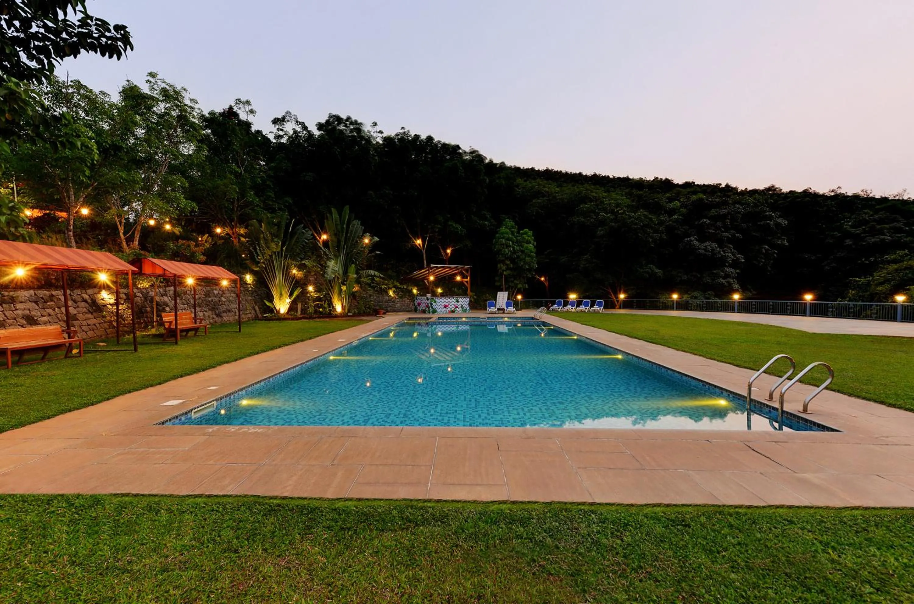 Mountain view in The Estate Resort , Mangalore