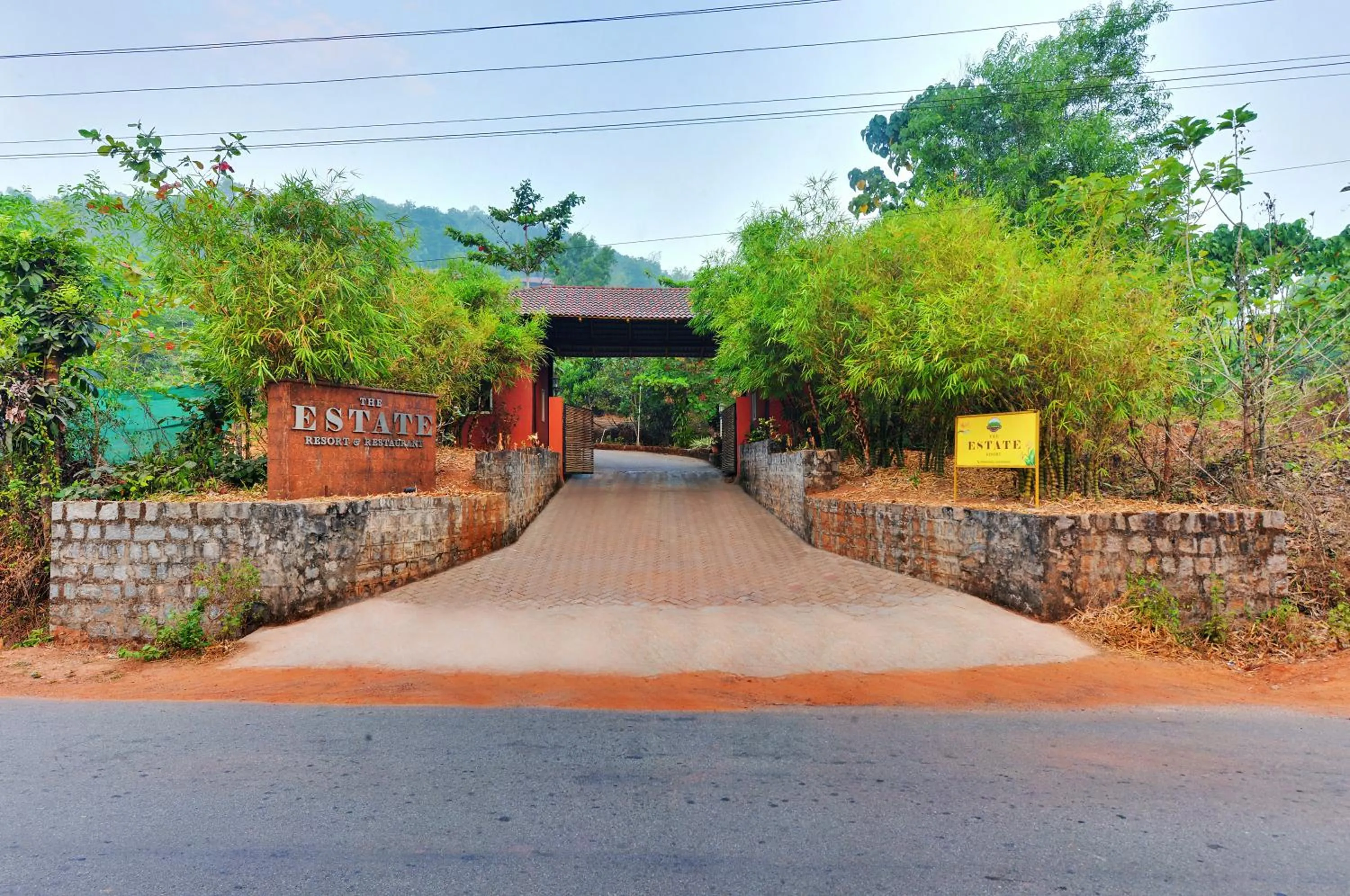 Facade/entrance in The Estate Resort , Mangalore