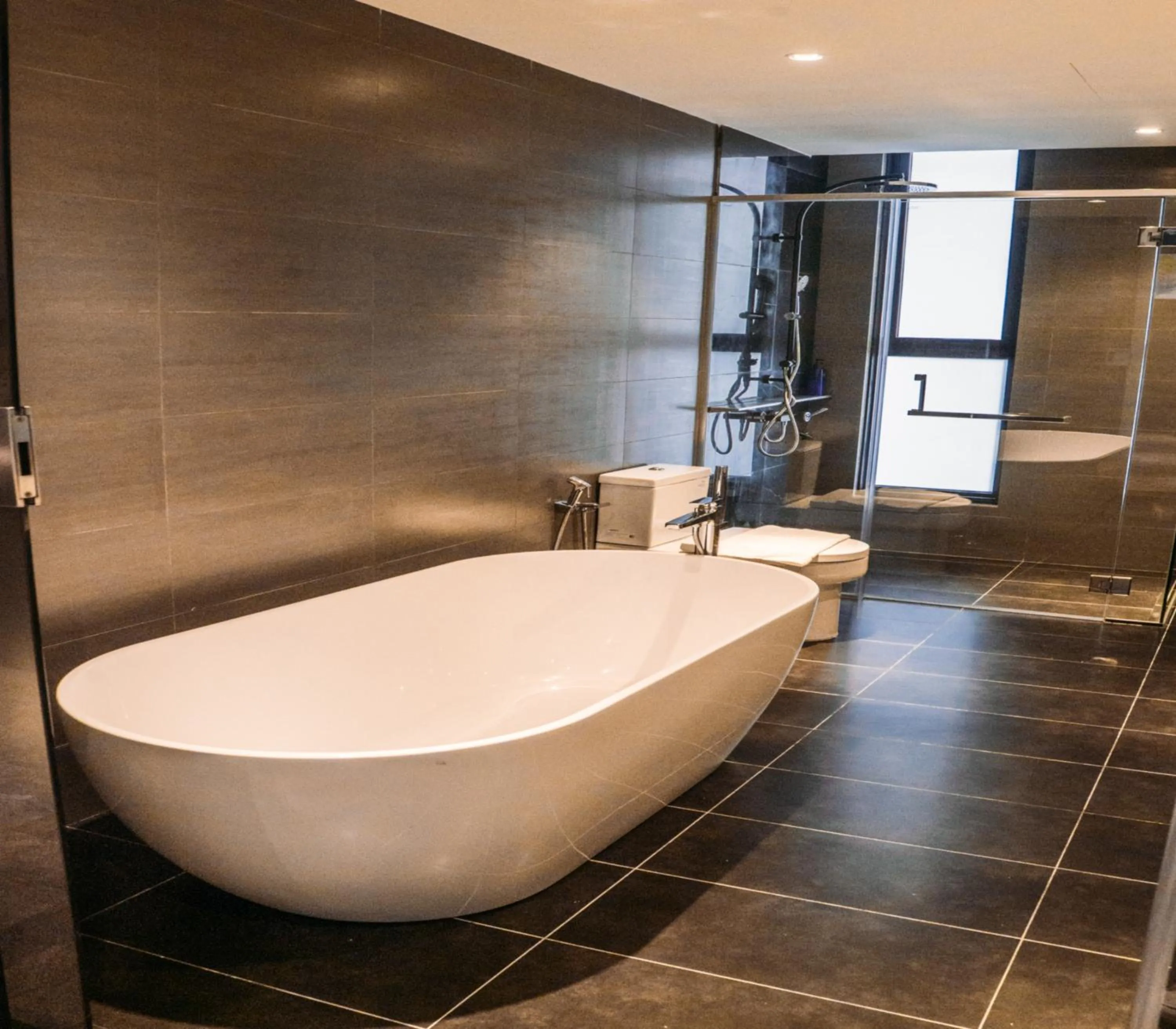 Bathroom in Expressionz 48th floor Sky Pool