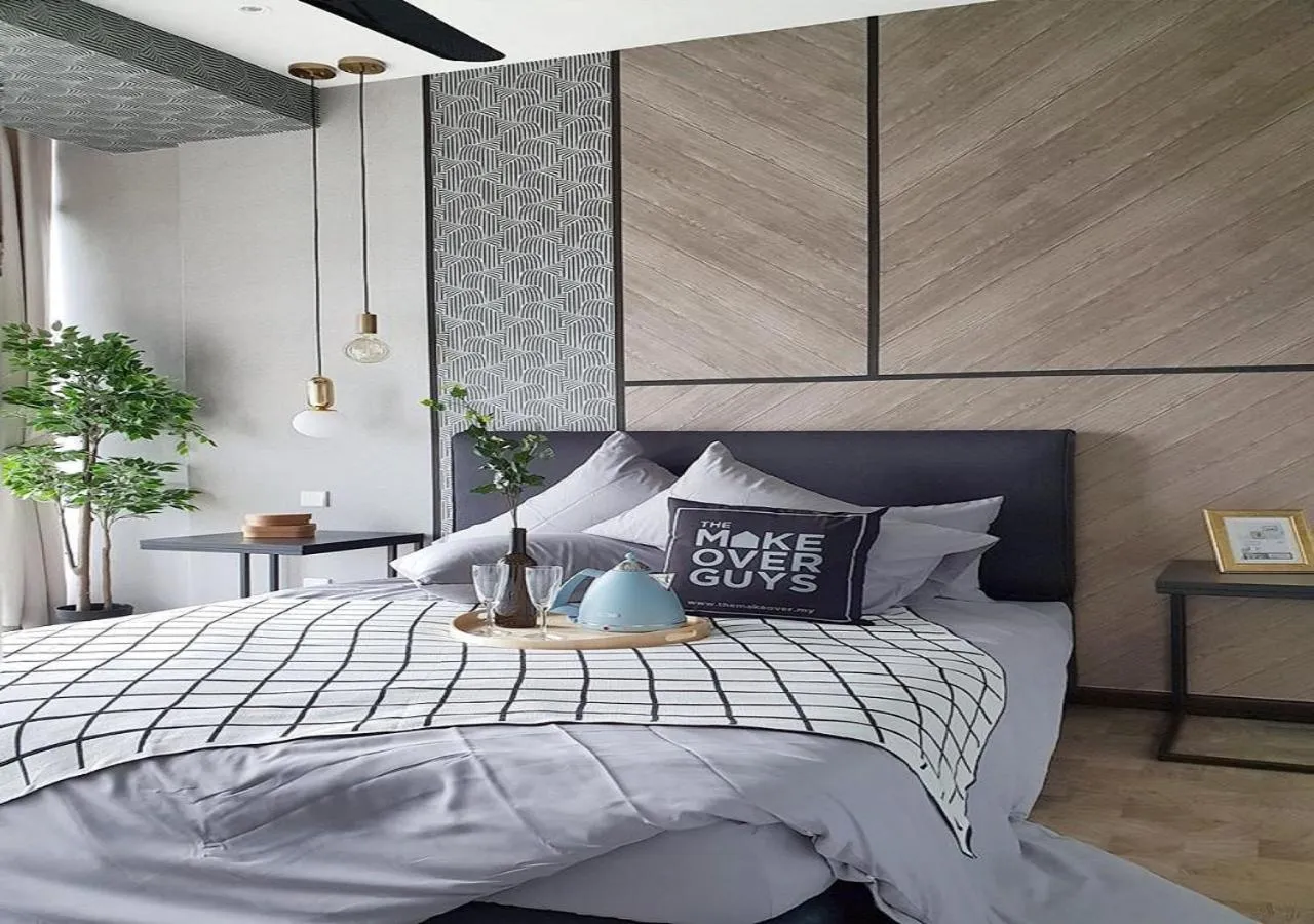 Bed in Expressionz 48th floor Sky Pool