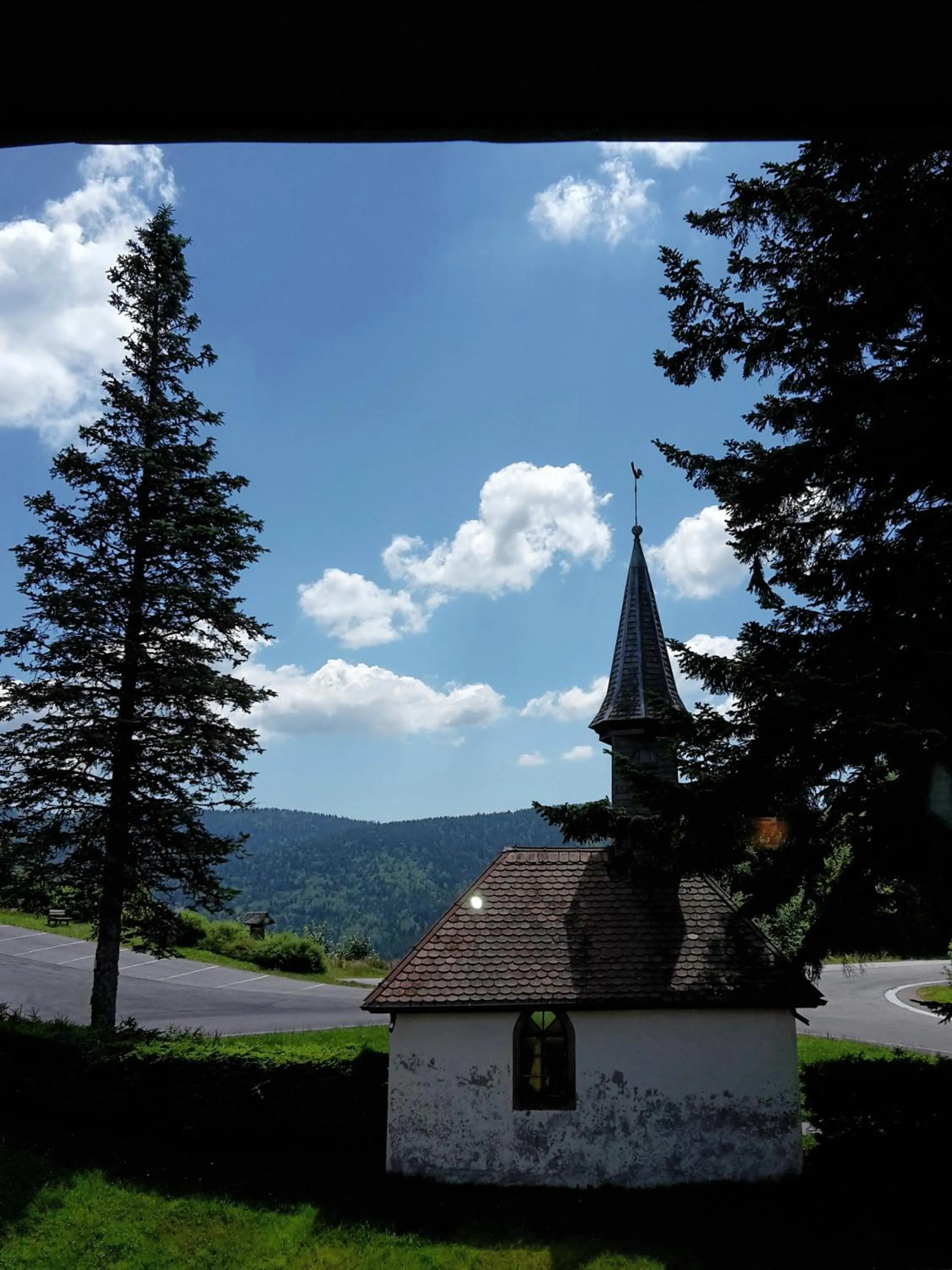 Mountain view in Le Brabant Bar-Hôtel-Restaurant