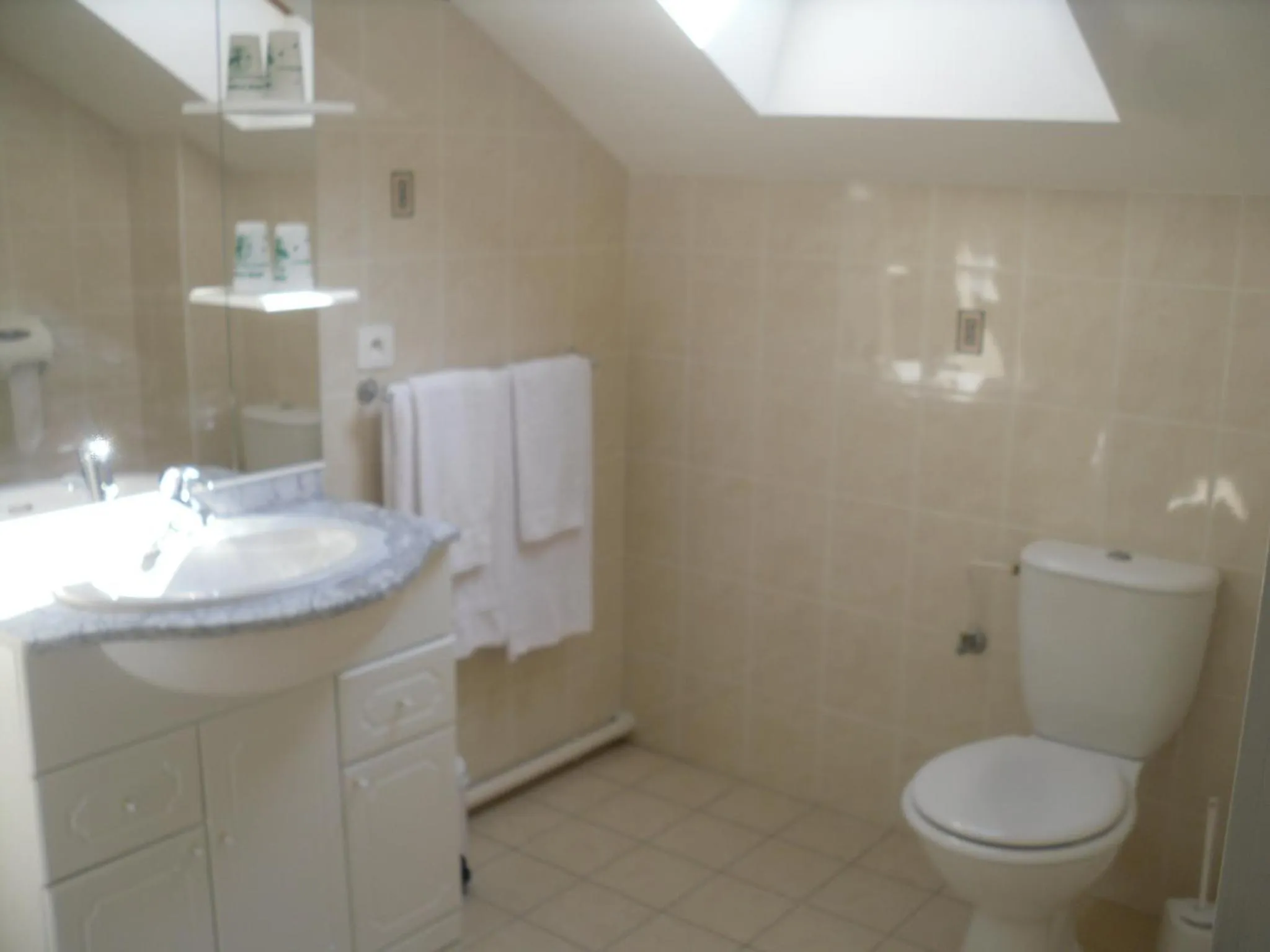 Bathroom in Le Brabant Bar-Hôtel-Restaurant