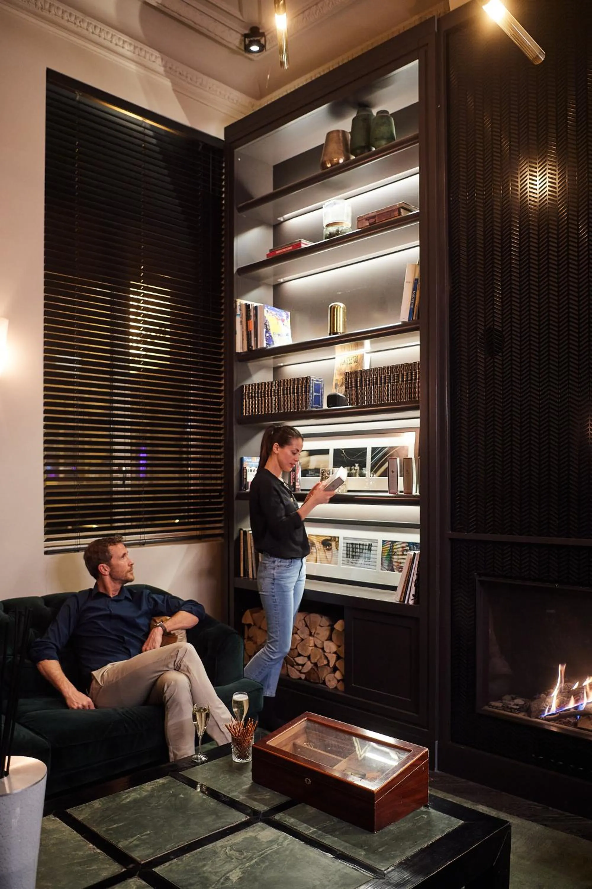 Library in Harmon House - Hotel & Spa