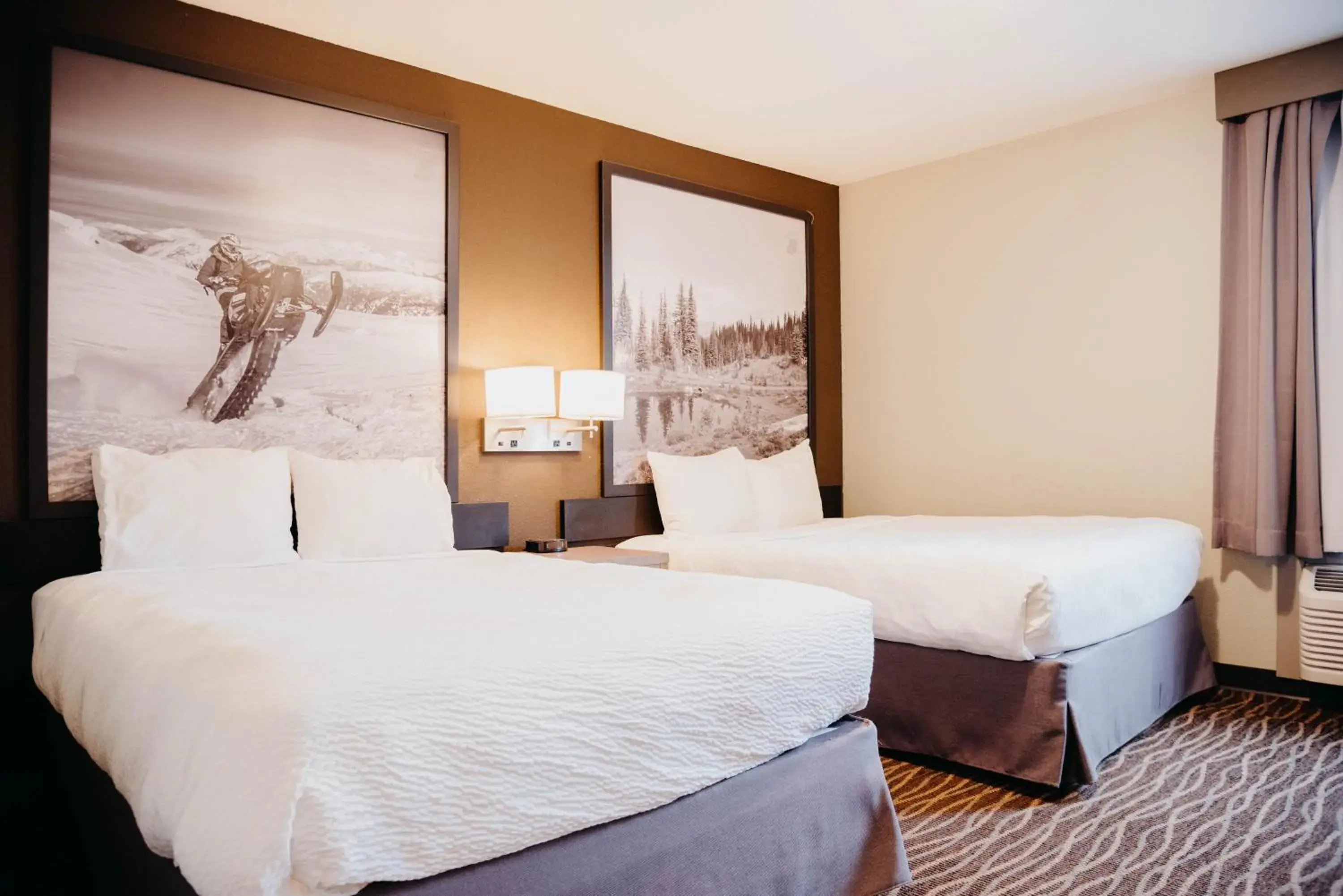 Bed in Super 8 by Wyndham Revelstoke BC Bed in Super 8 by Wyndham Revelstoke BC