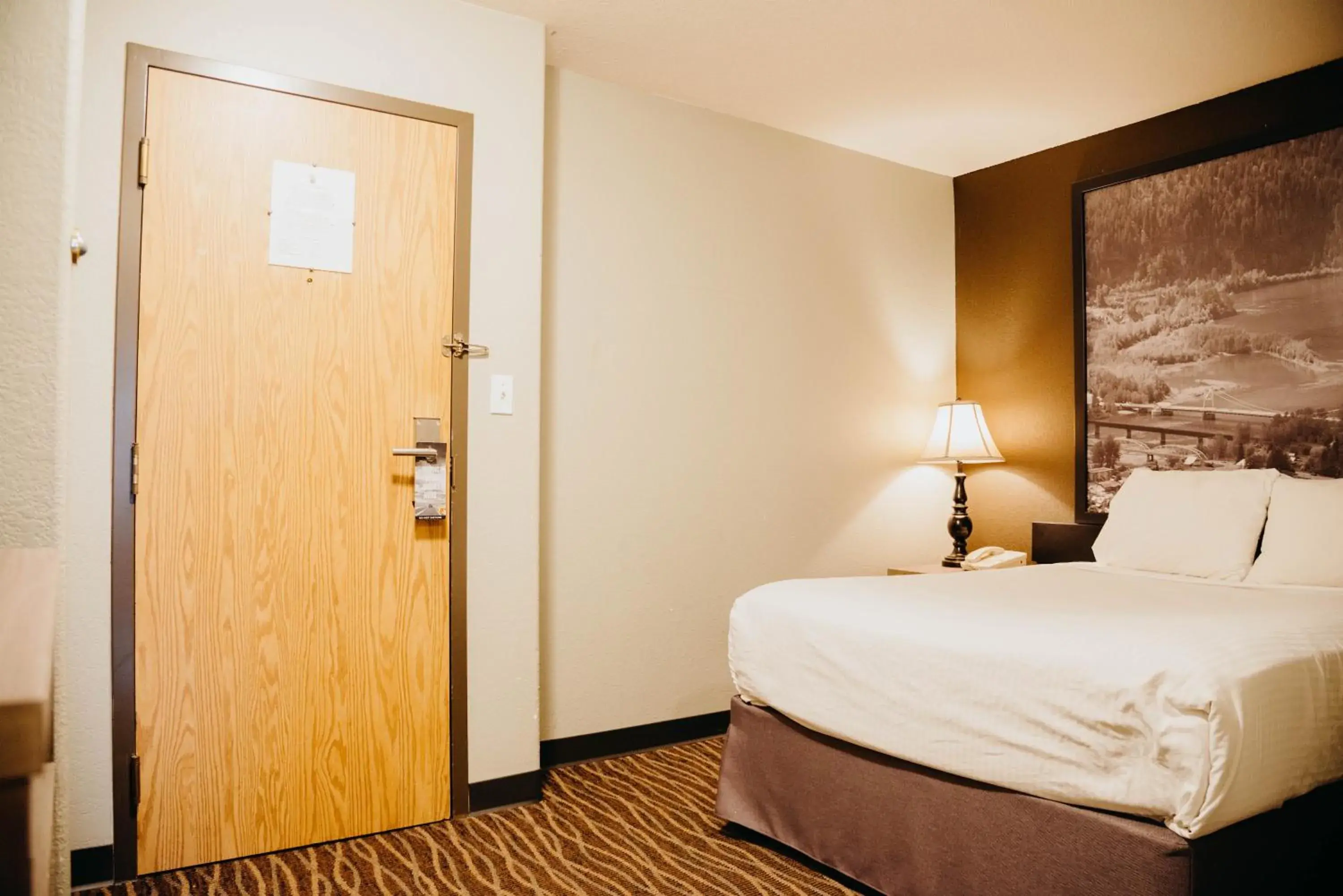 Bed in Super 8 by Wyndham Revelstoke BC Bed in Super 8 by Wyndham Revelstoke BC