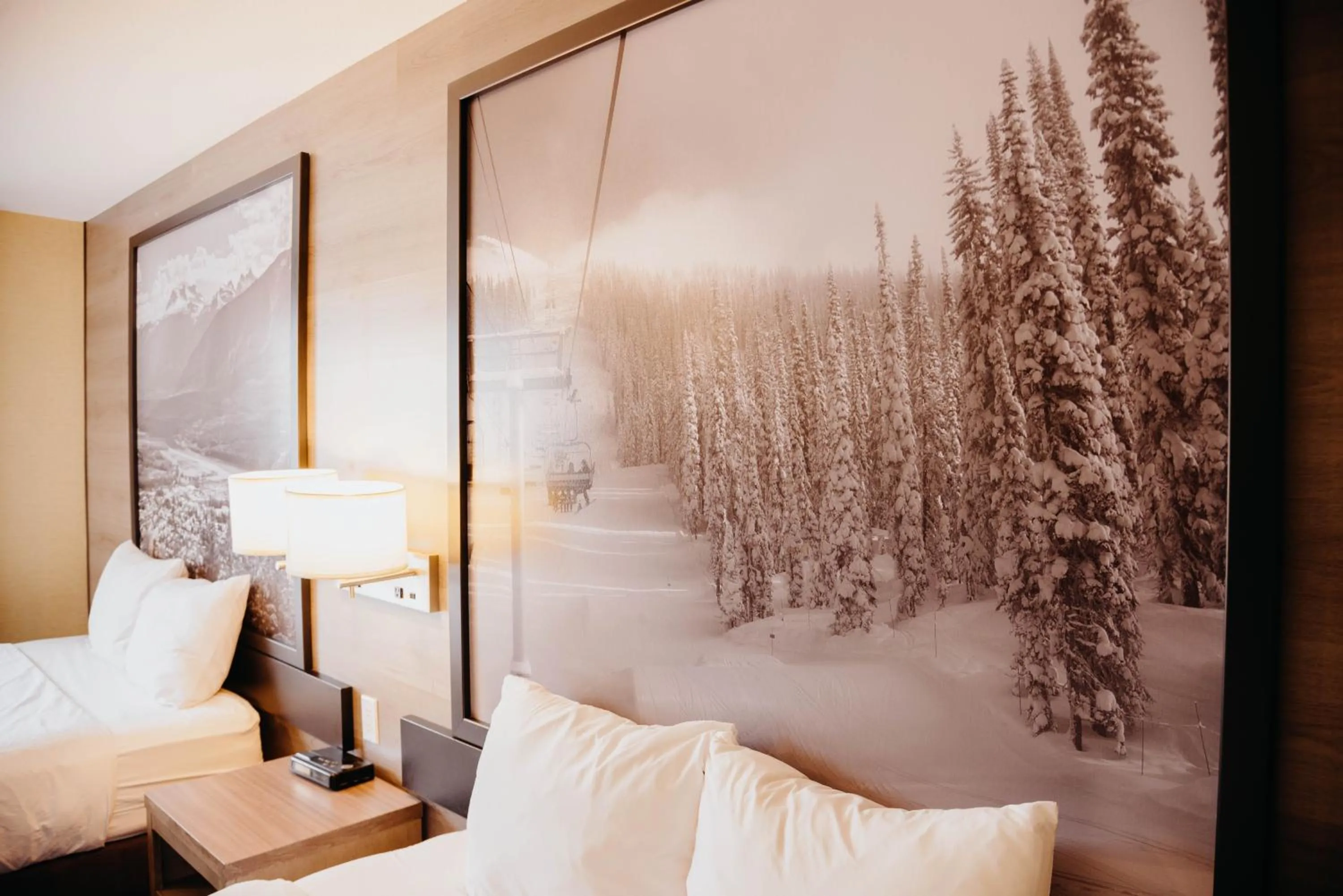 Bed in Super 8 by Wyndham Revelstoke BC