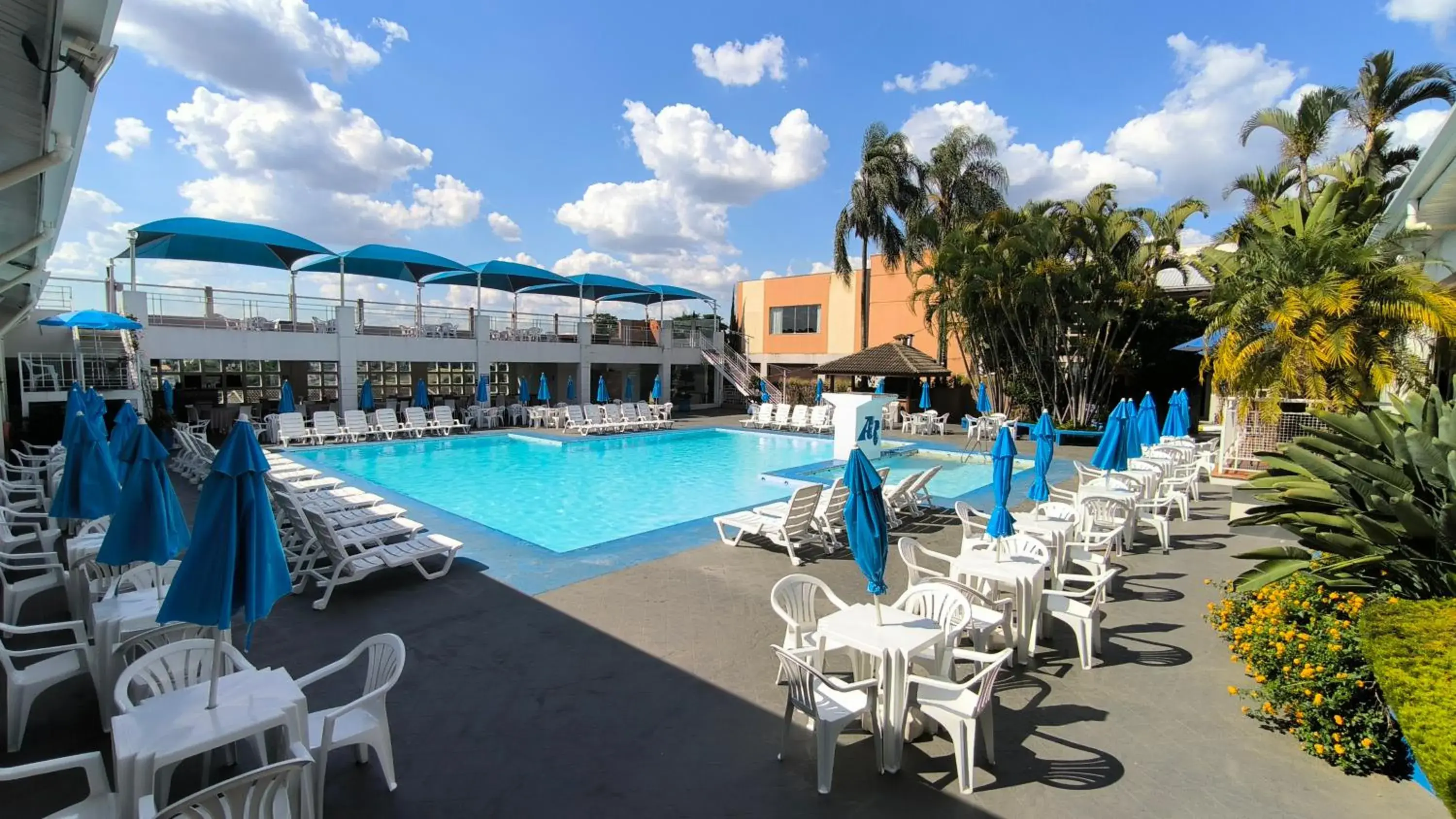 Pool view in Atibaia Residence Hotel & Resort Pool view in Atibaia Residence Hotel & Resort