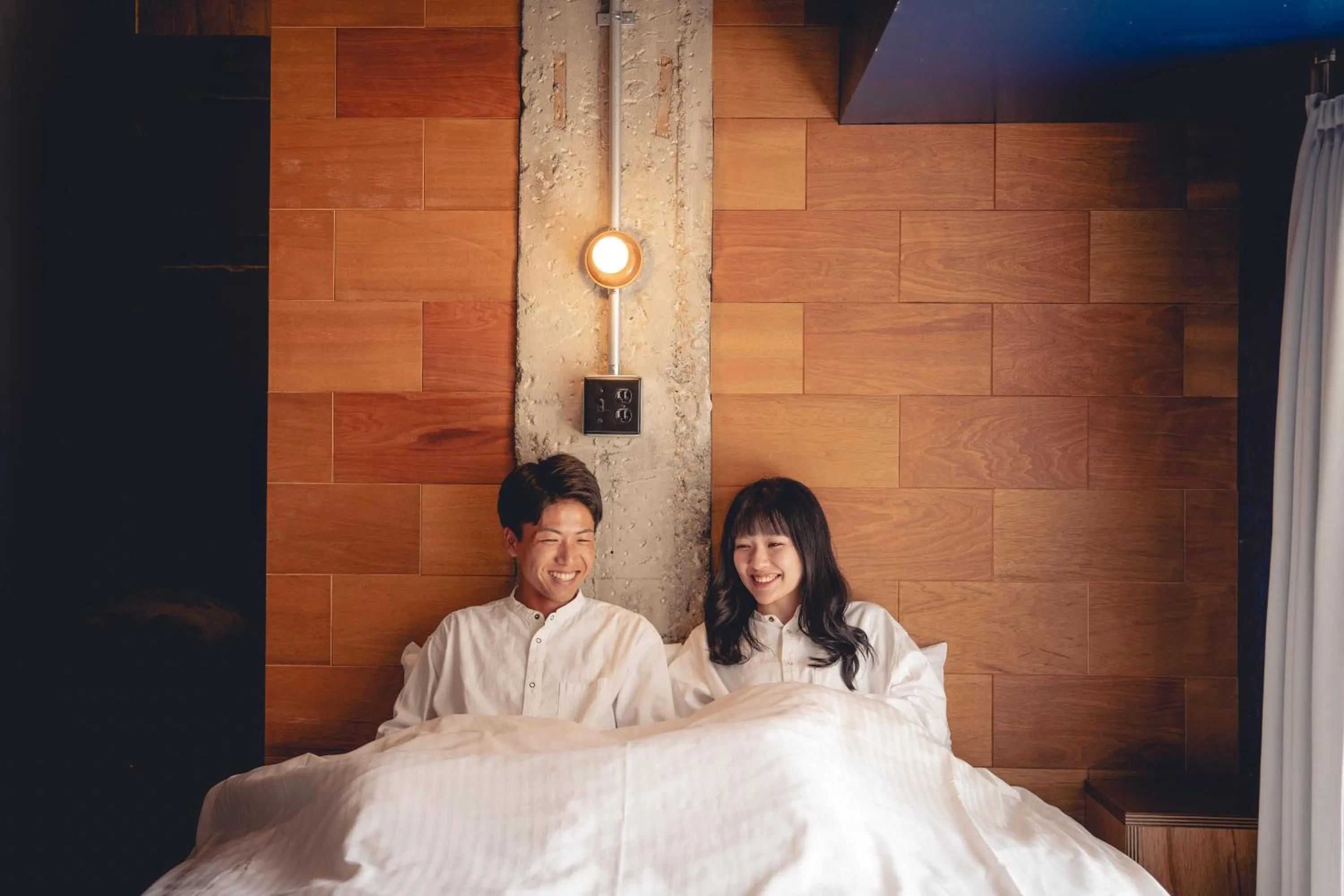 People, Bed in Area Inn Fushimicho Fukuyama Castle Side