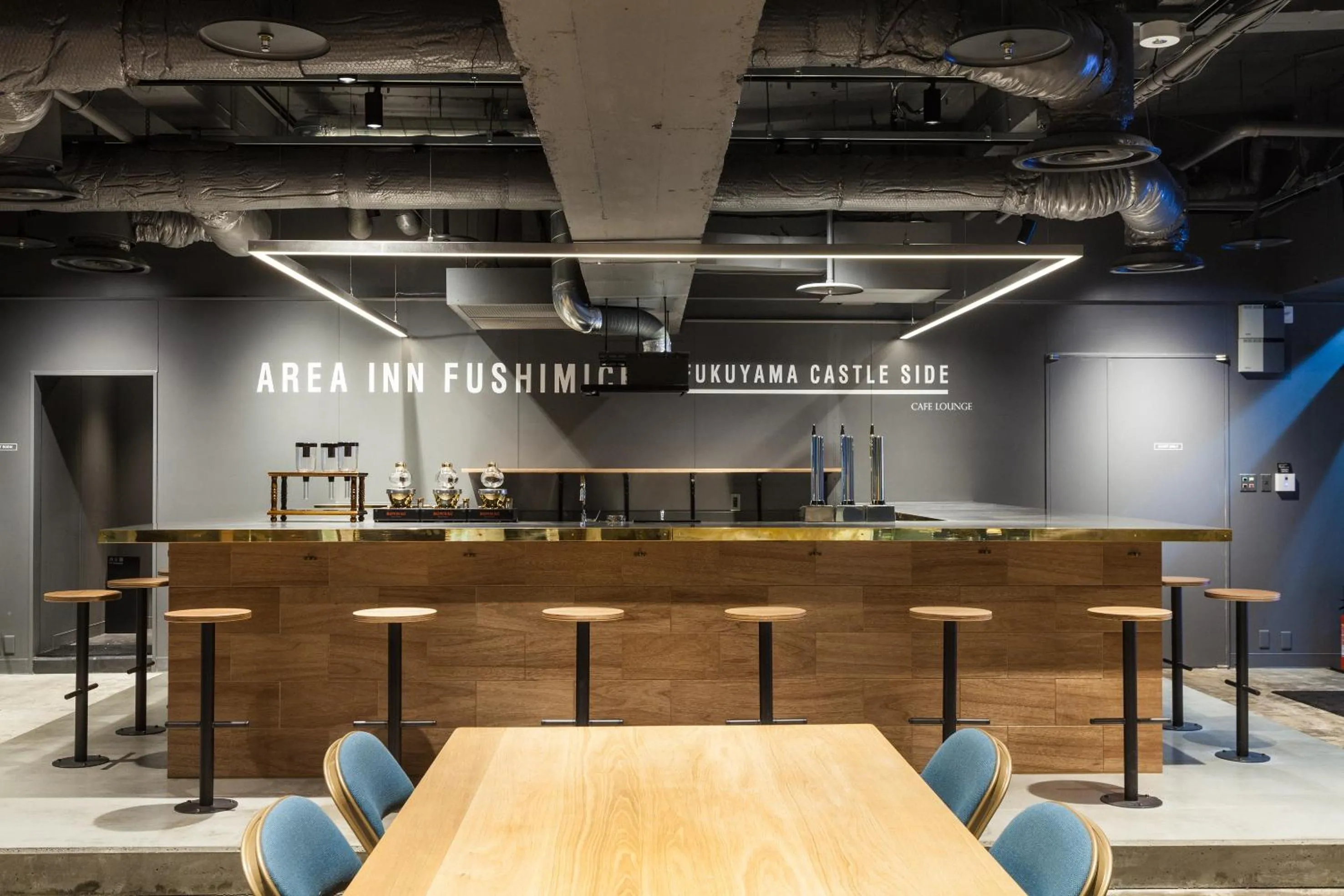 Lounge or bar in Area Inn Fushimicho Fukuyama Castle Side