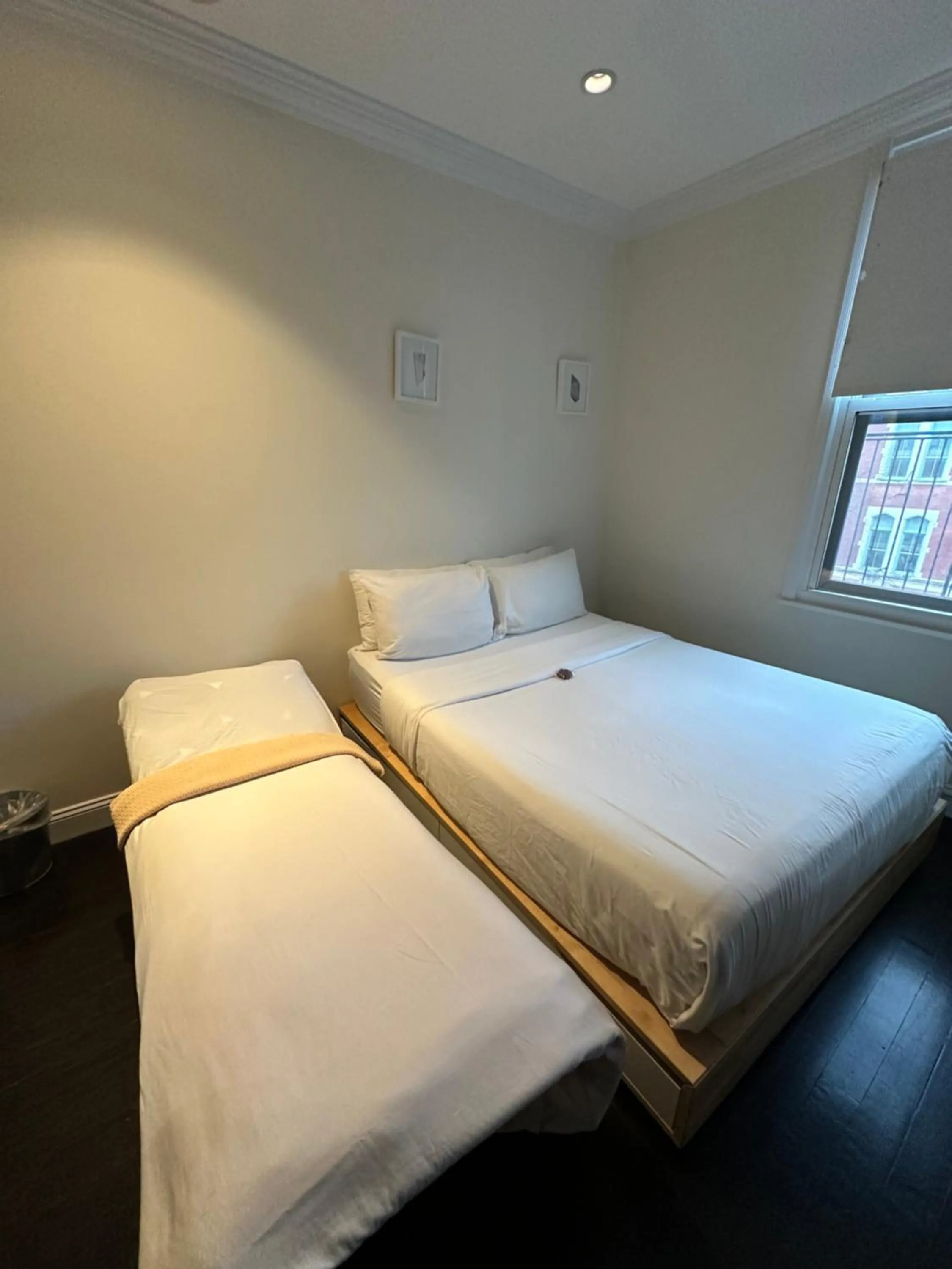 Bed in East Village Hotel