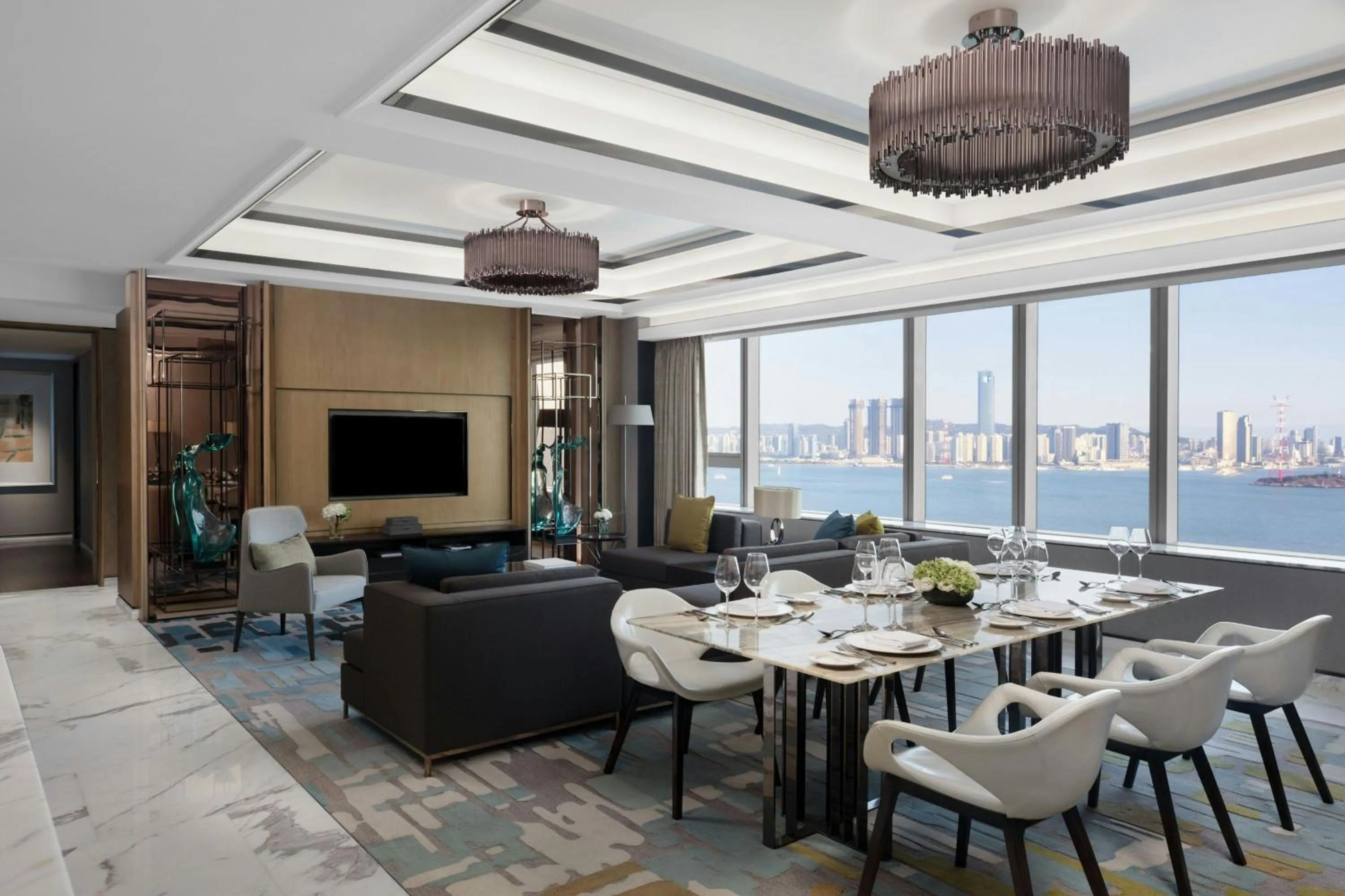 Bedroom in Xiamen Marriott Hotel Haicang