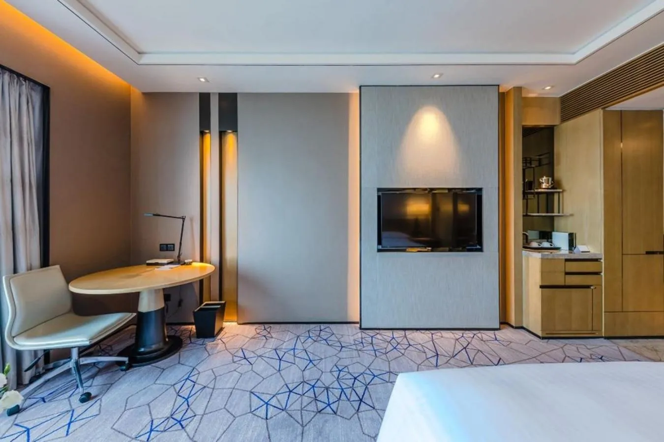 Bed in Xiamen Marriott Hotel Haicang