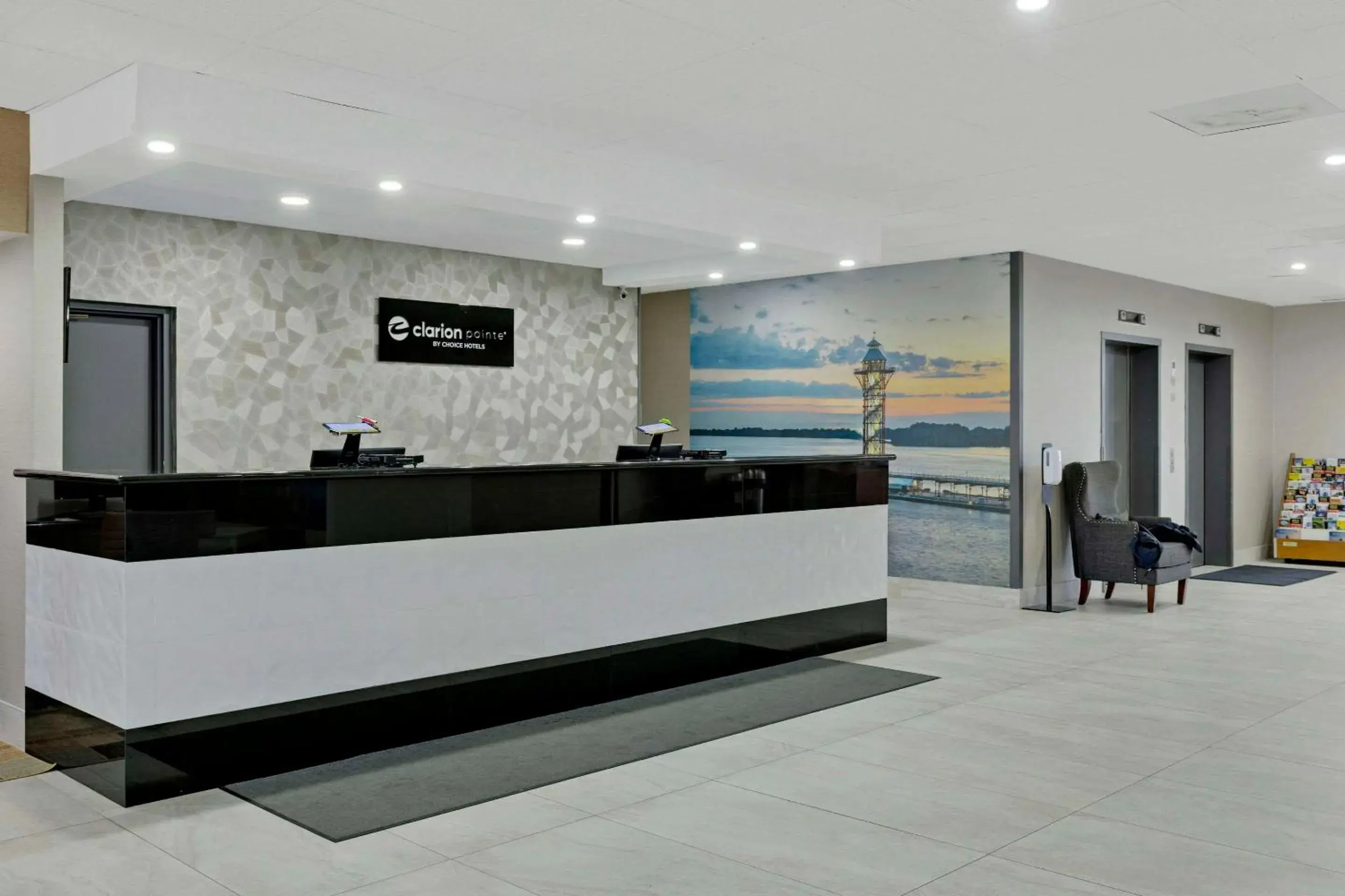 Lobby or reception in Clarion Pointe Near Erie Casino Lobby or reception in Clarion Pointe Near Erie Casino