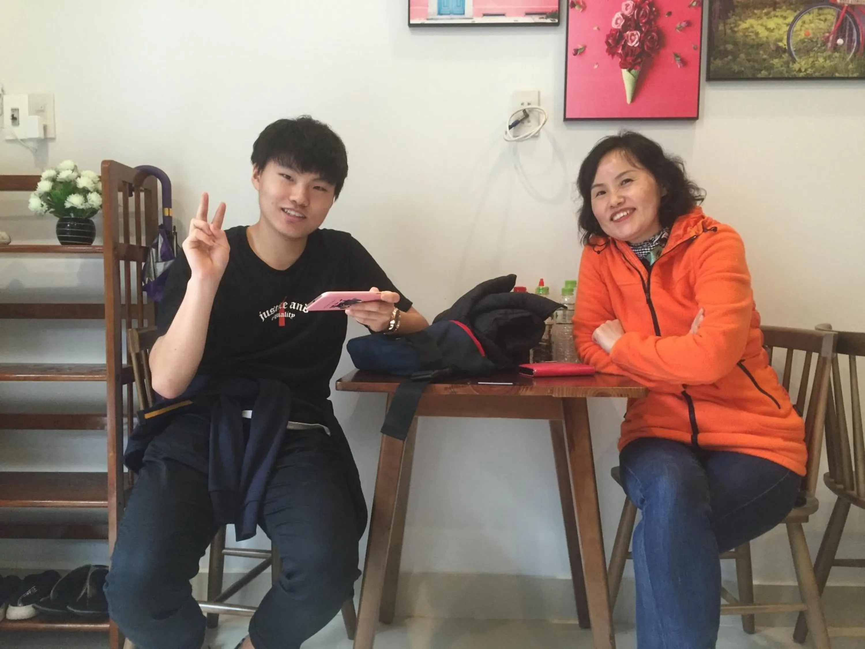 group of guests in candyinn