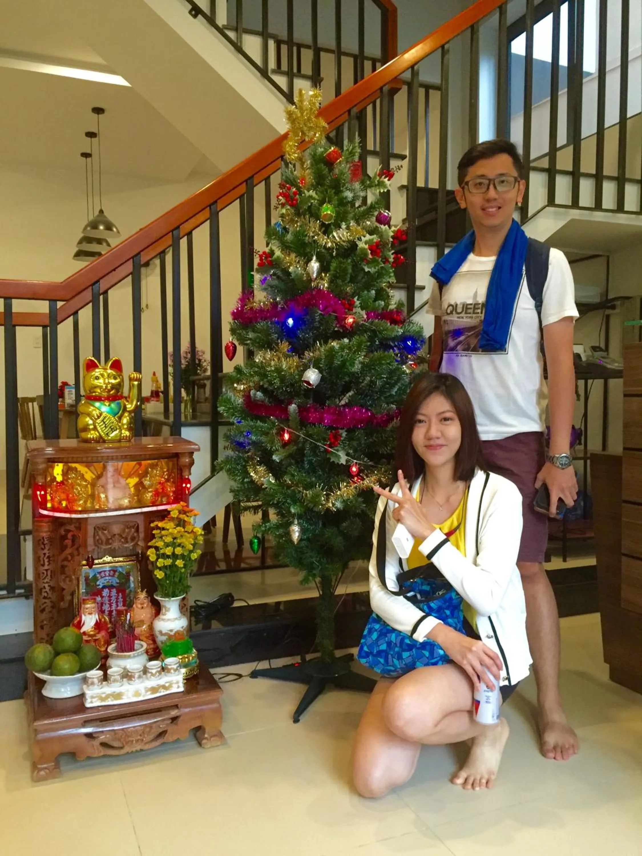 group of guests in candyinn