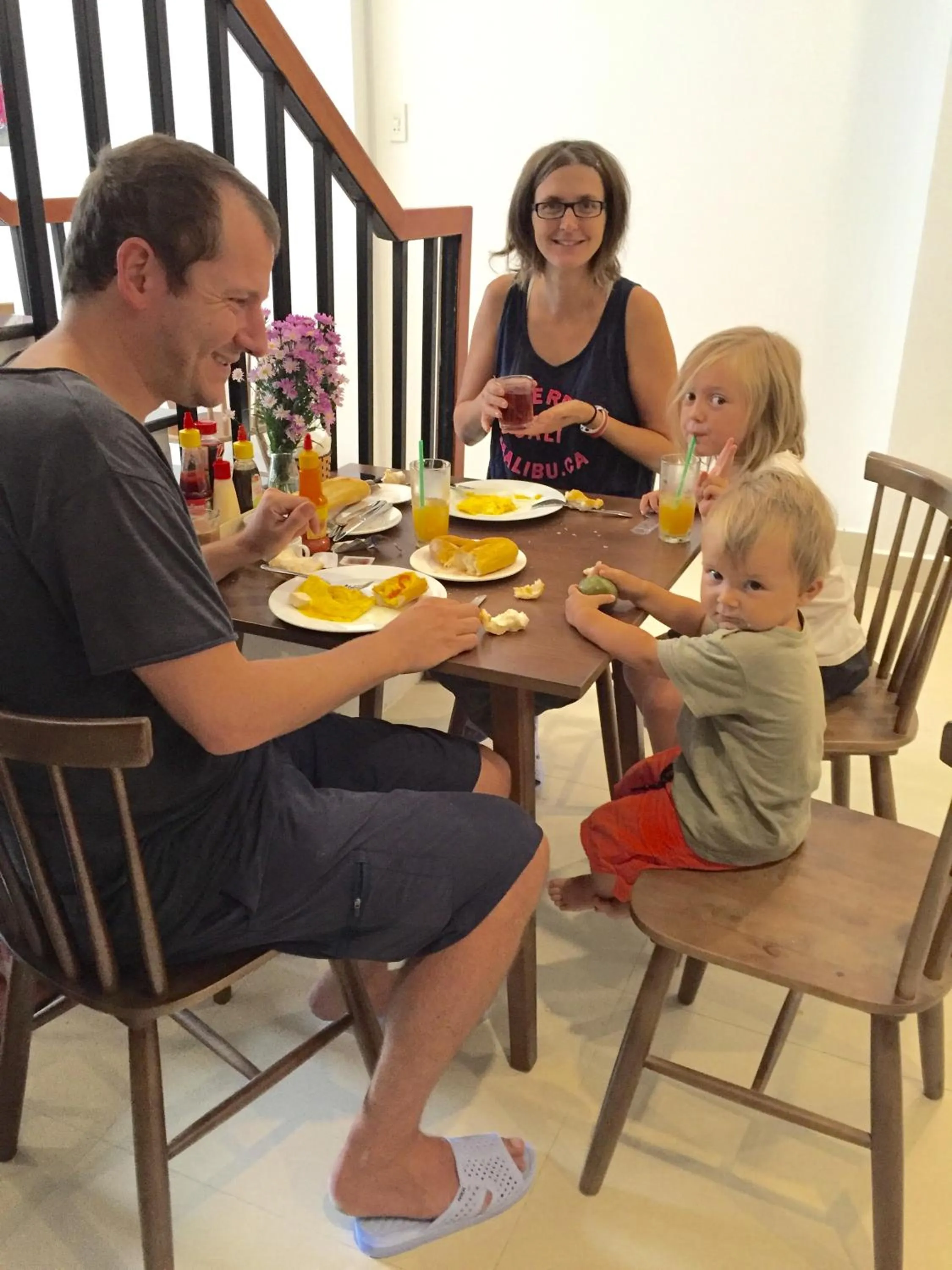 group of guests in candyinn