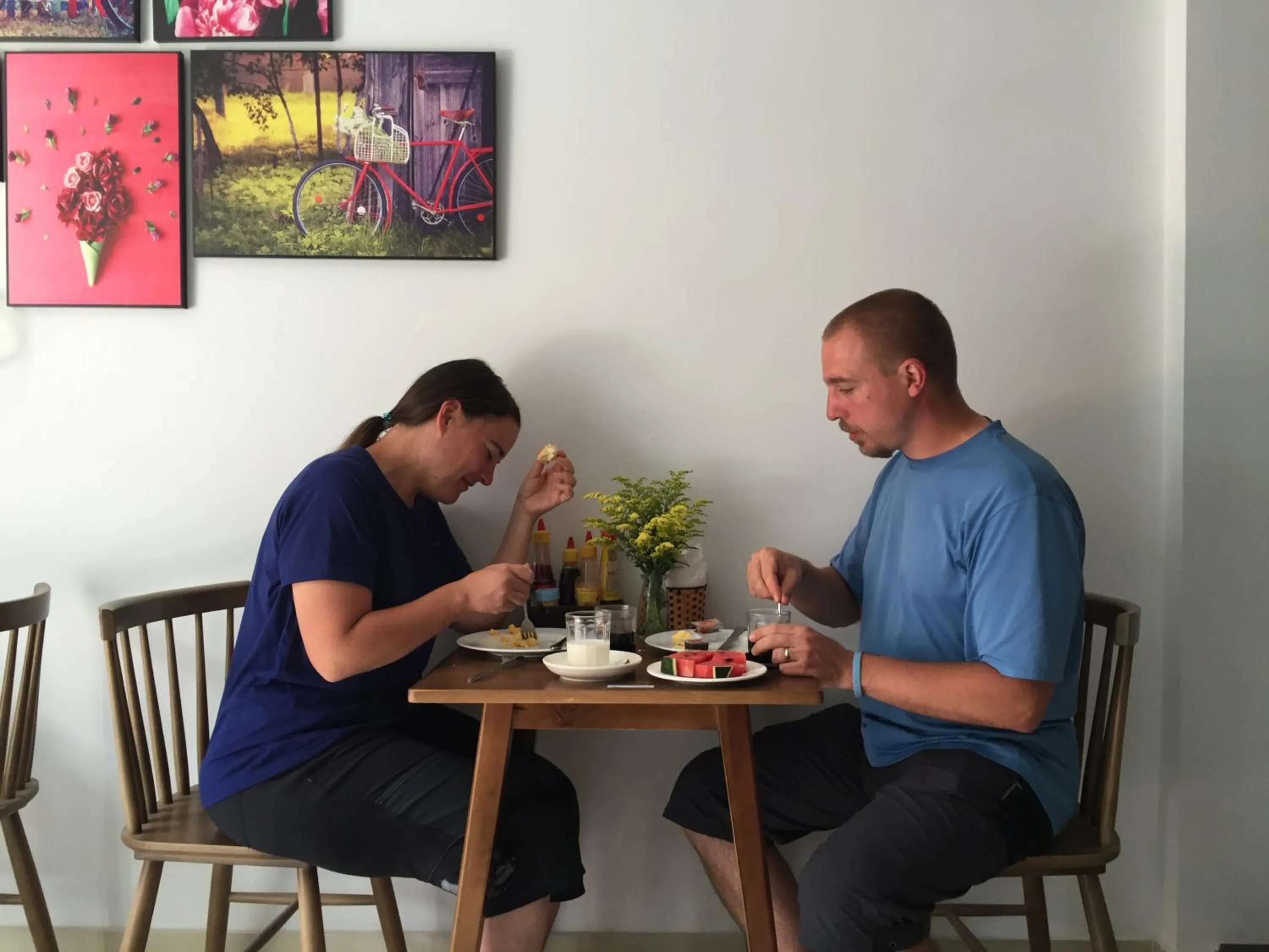 group of guests in candyinn