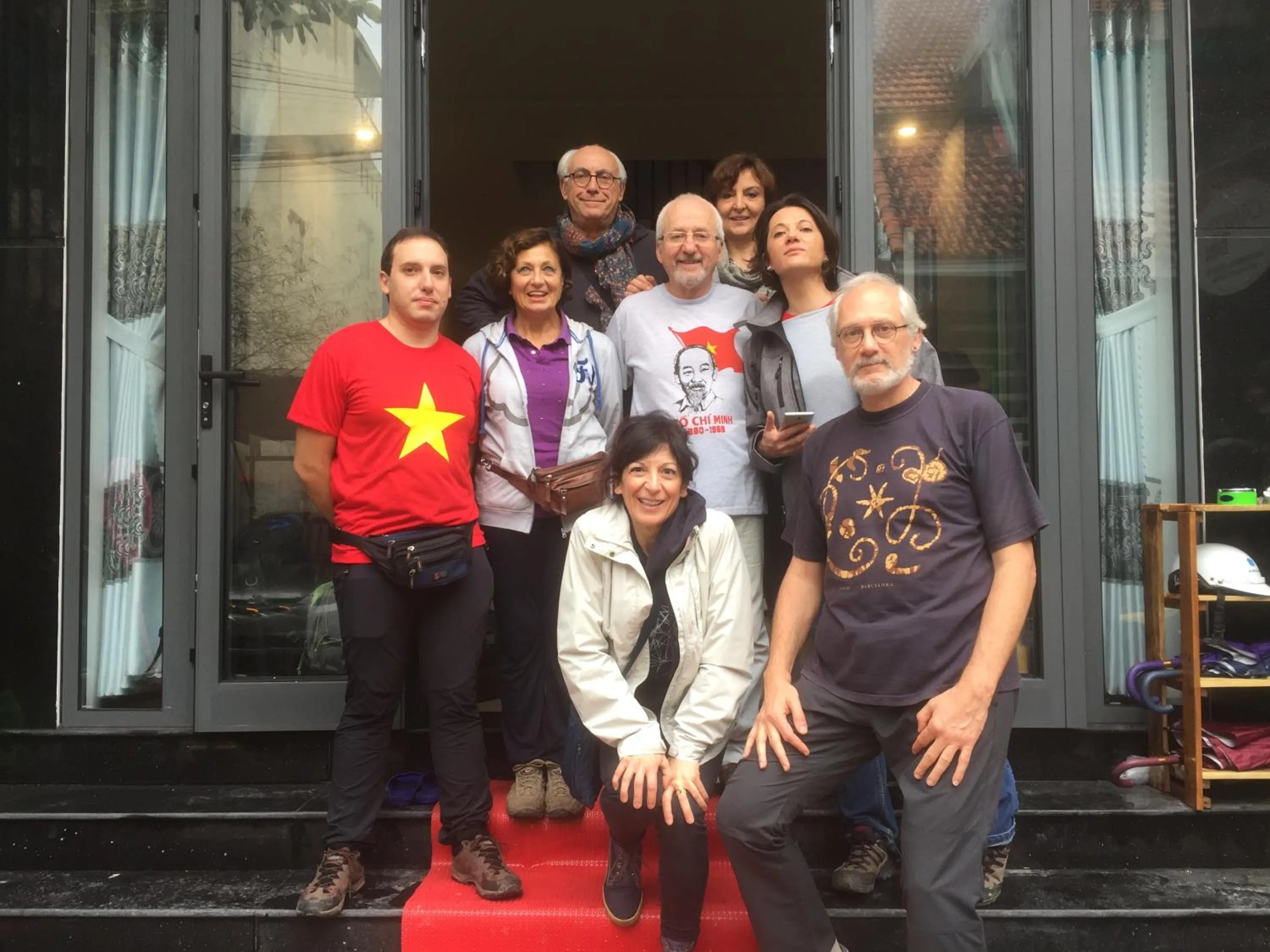 group of guests in candyinn