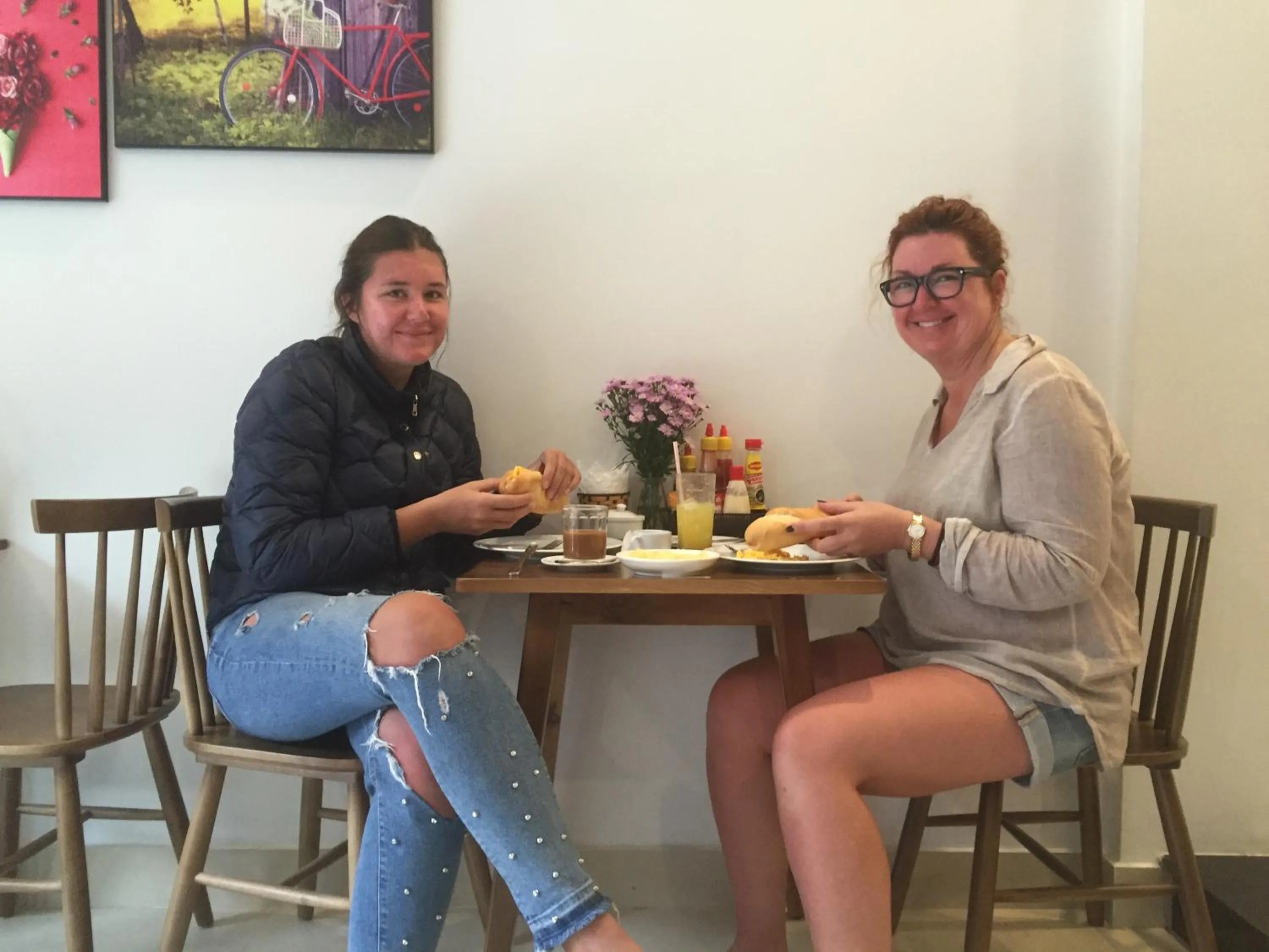 group of guests in candyinn