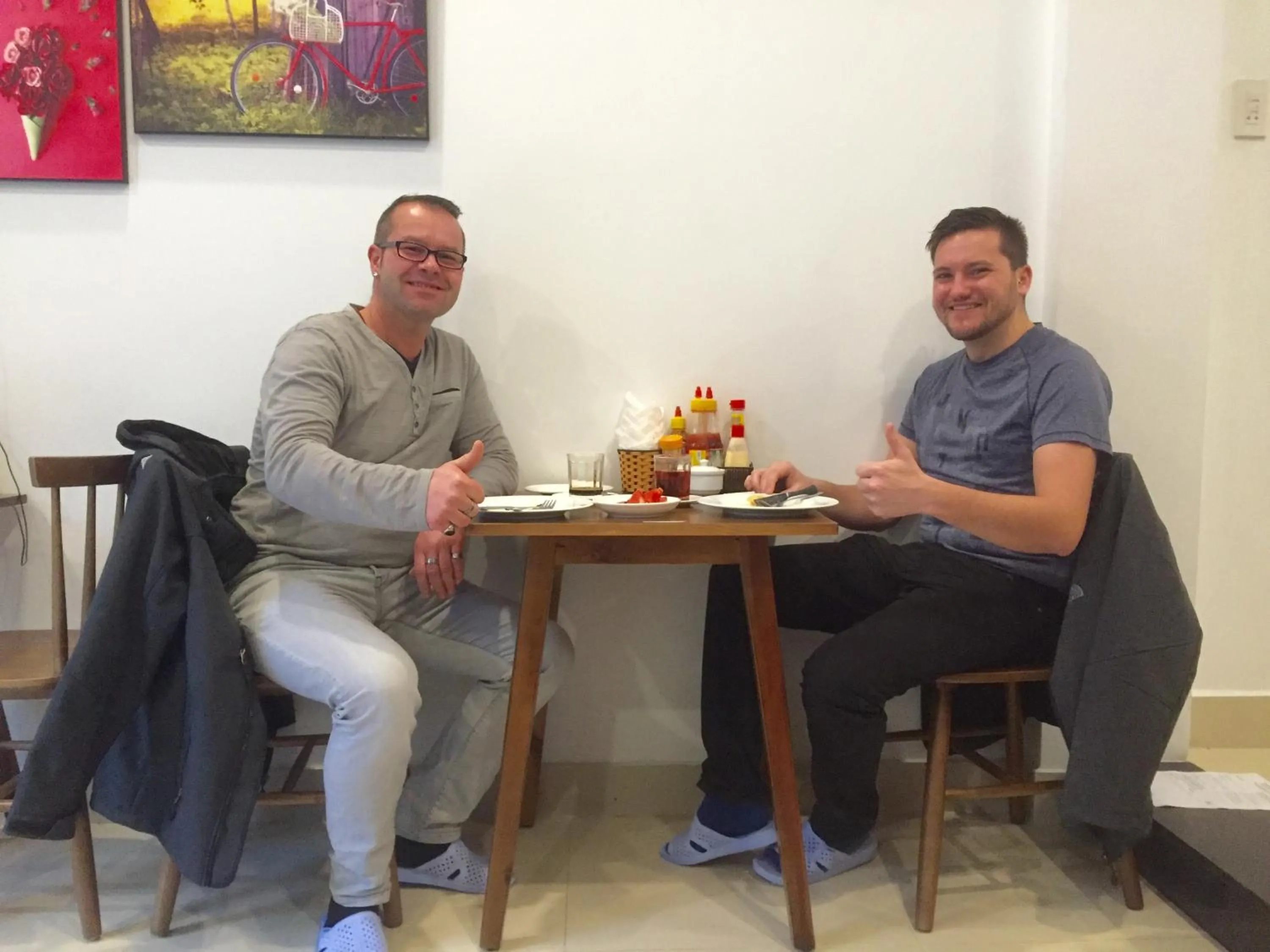 group of guests in candyinn