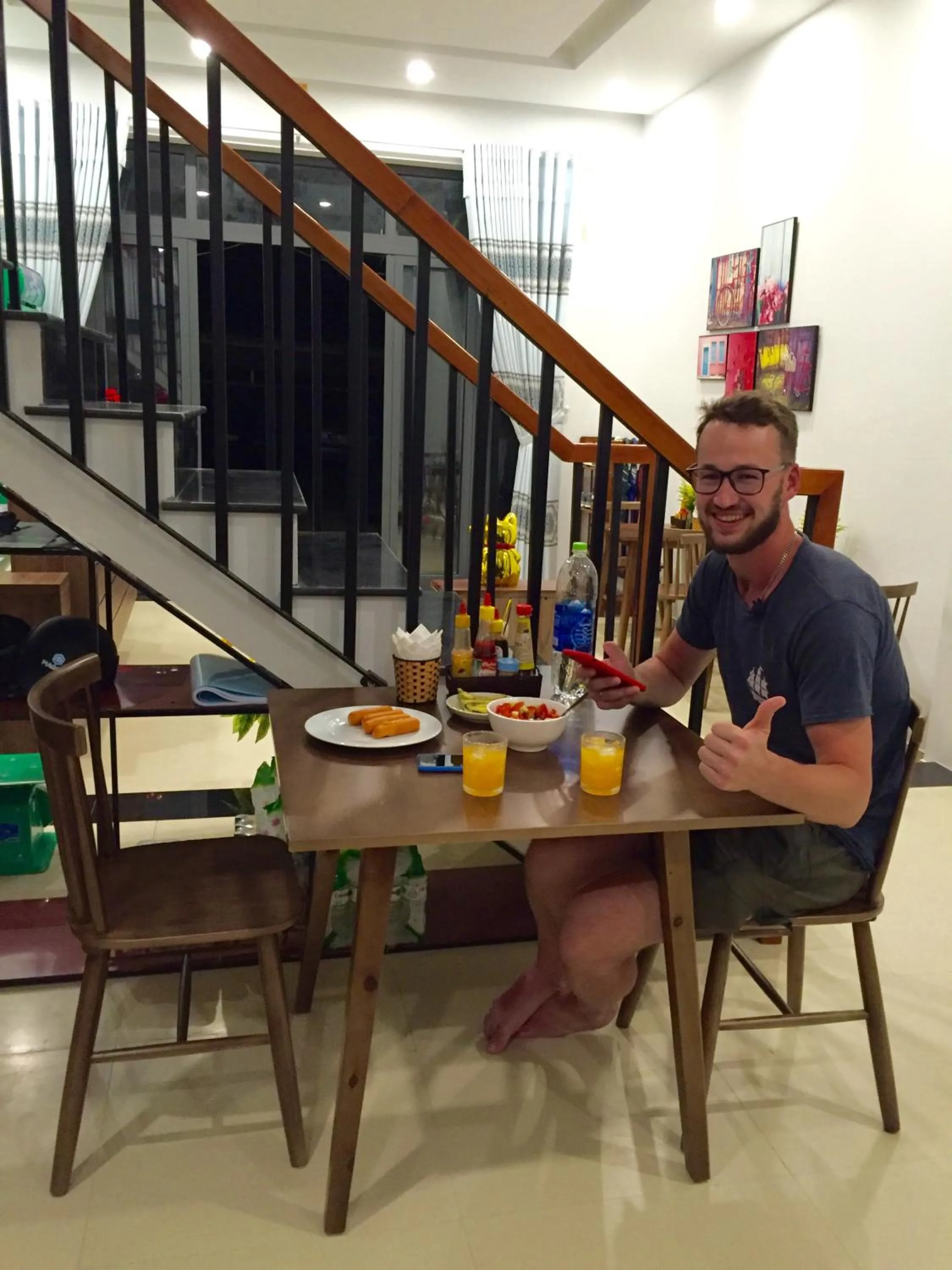 group of guests in candyinn