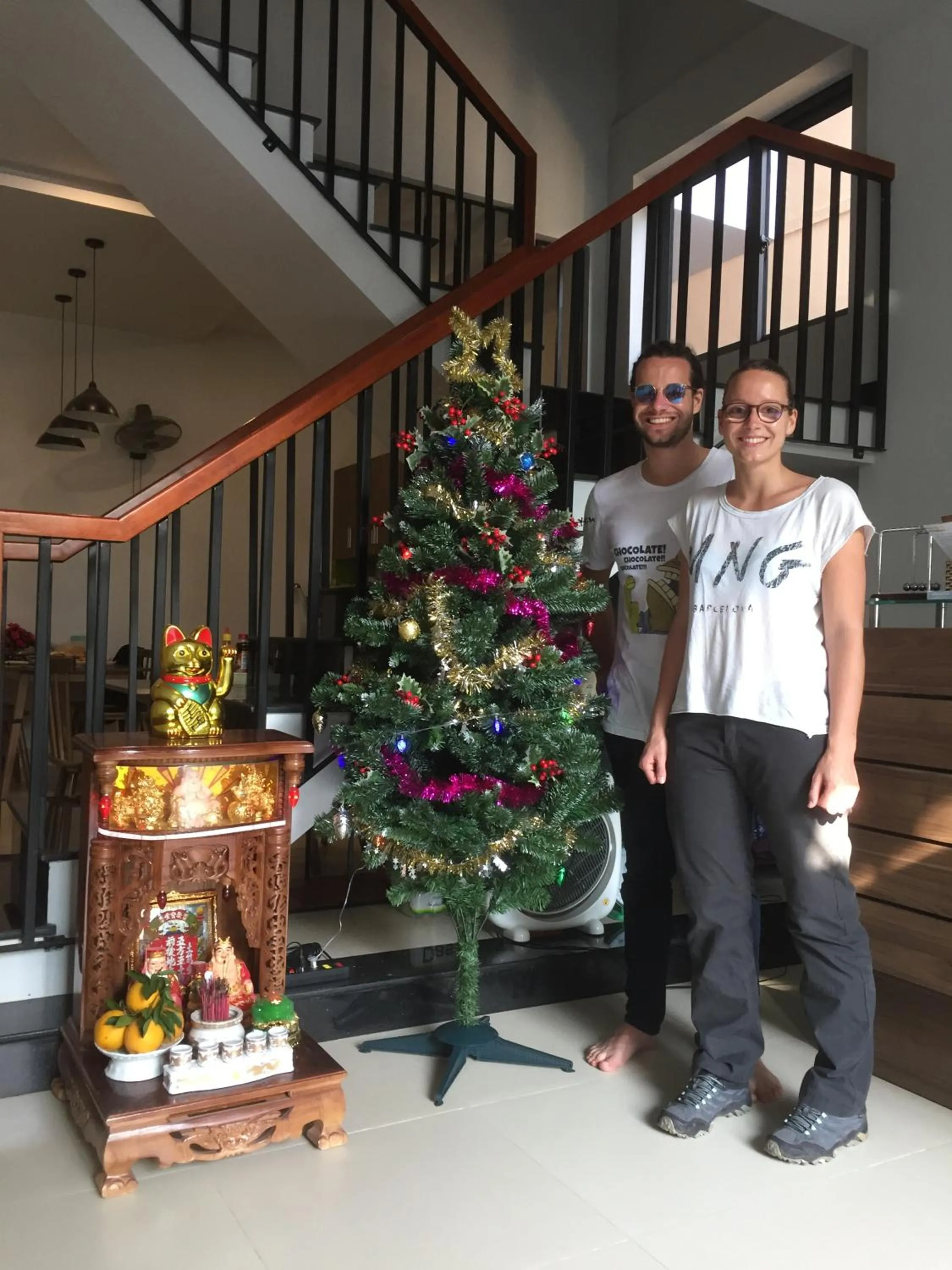 group of guests in candyinn