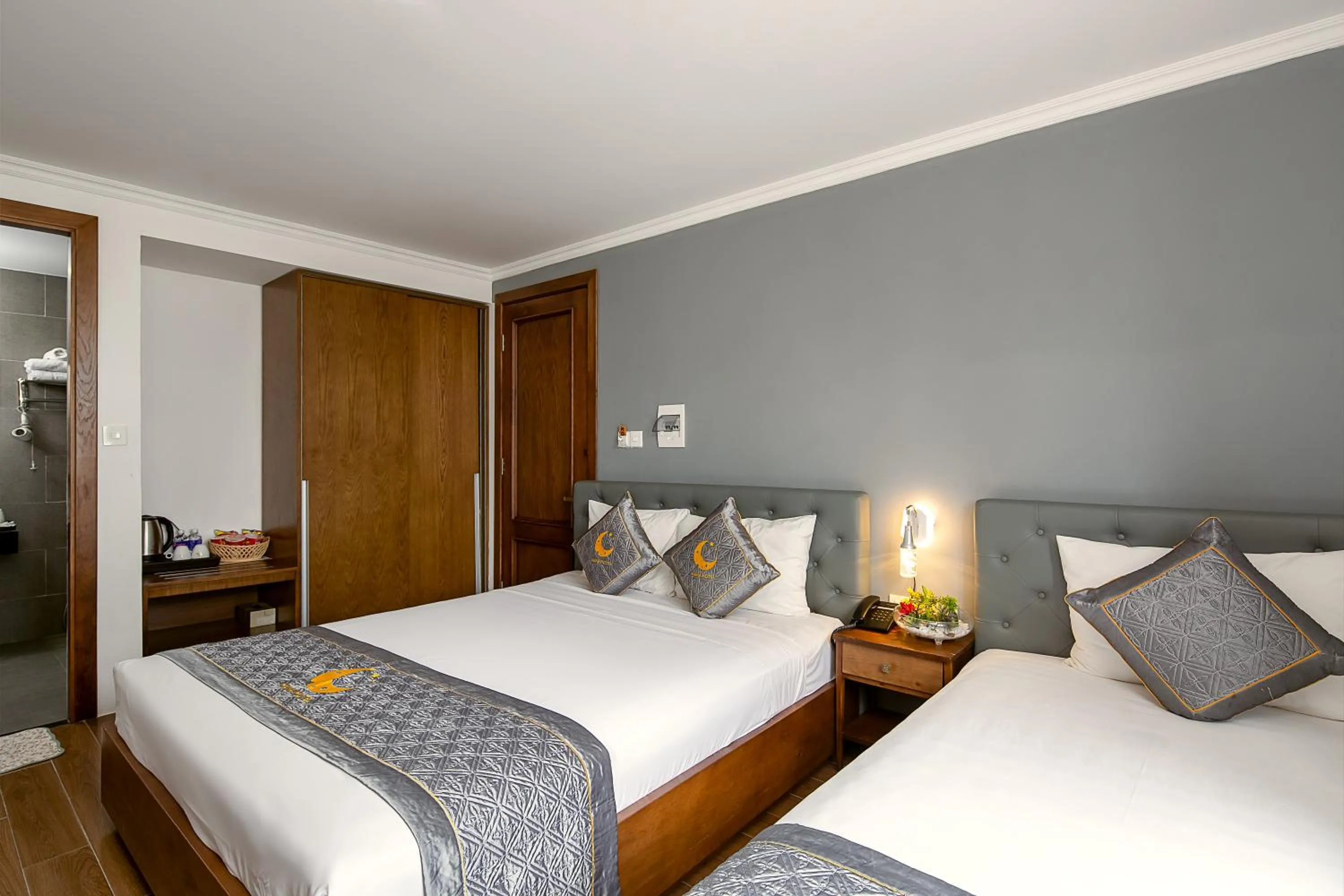 Bed in Hana Hotel Da Nang