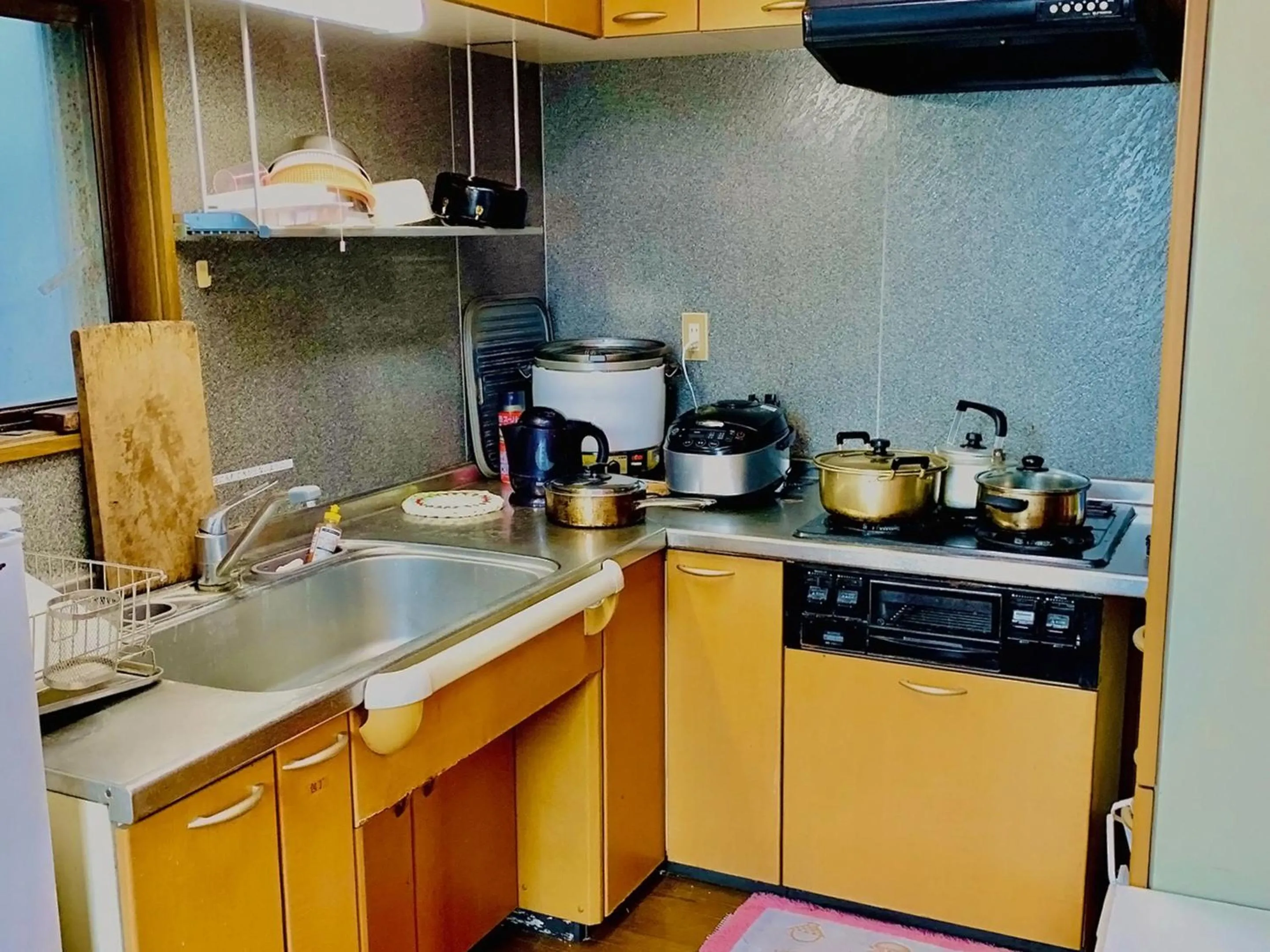 Kitchen or kitchenette in Guesthouse IKETA