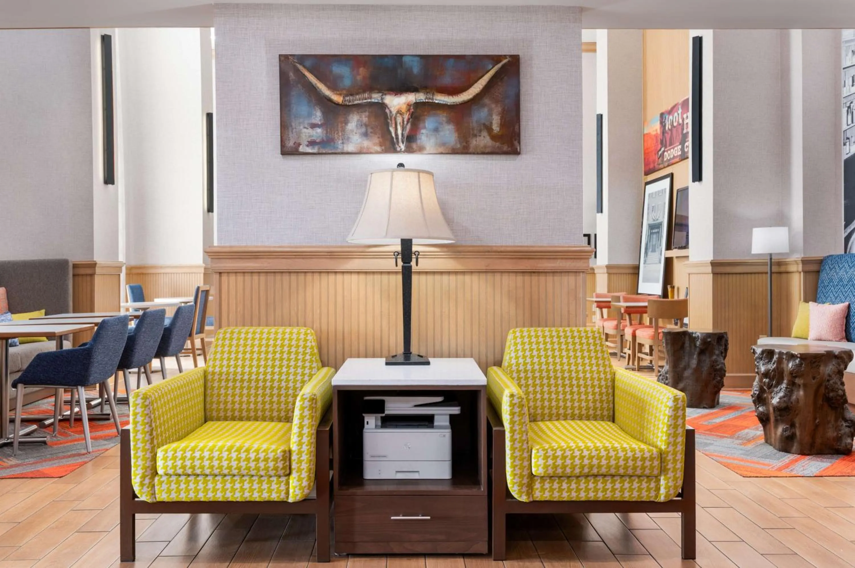Lobby or reception in Hampton Inn & Suites Dodge City Boot Hill Casino