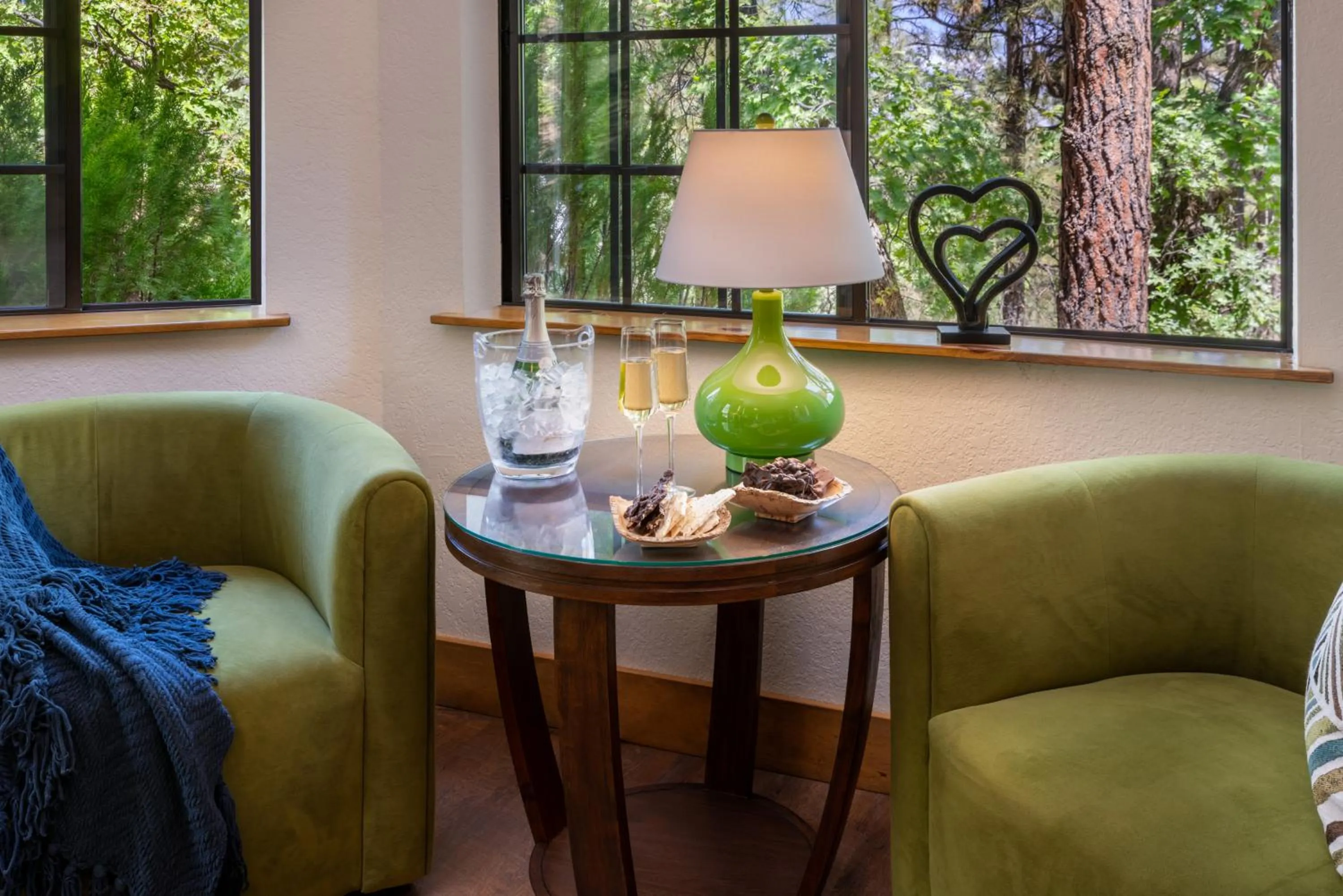 Seating area in Sheridan House Inn- Adult Only Accommodation