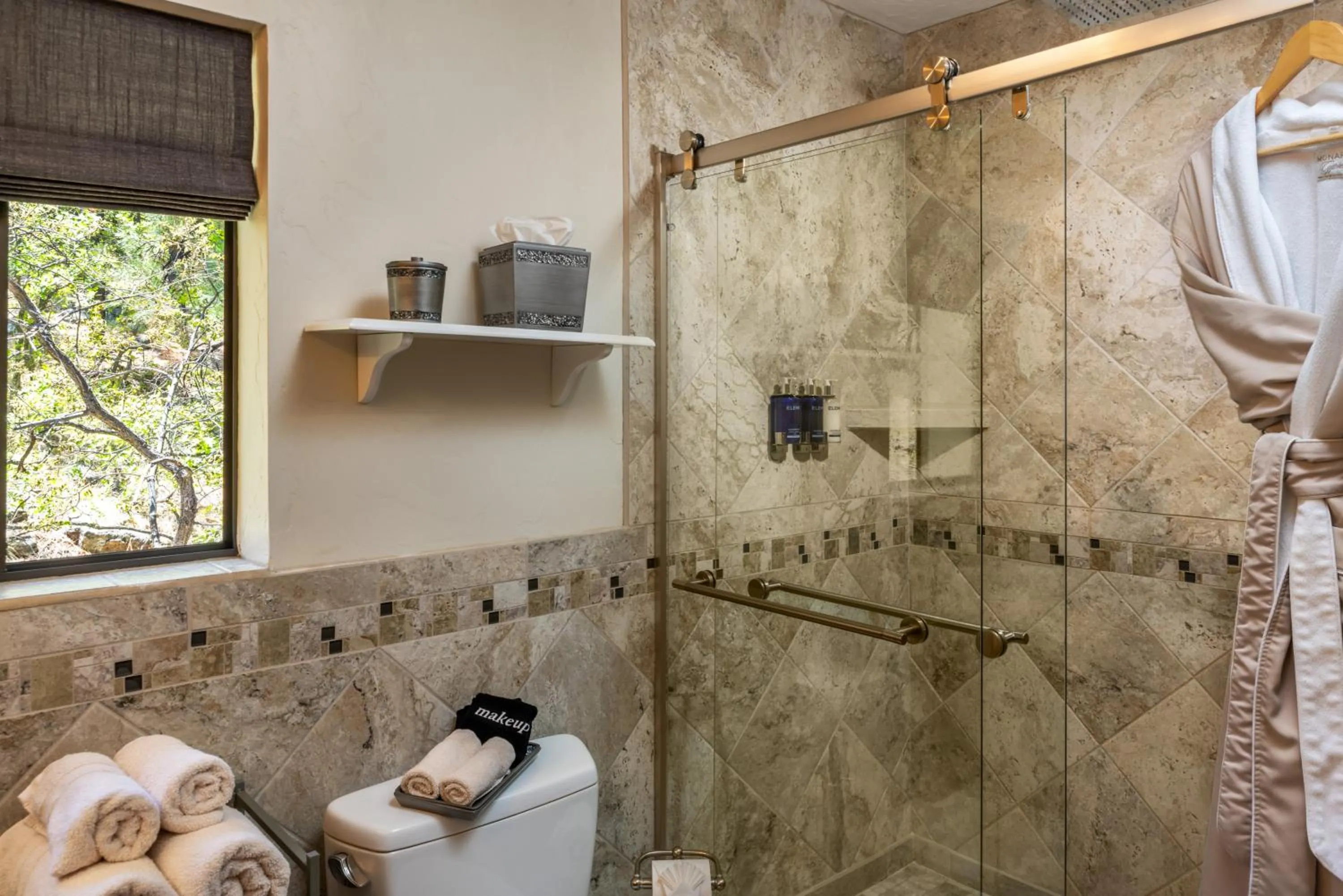 Shower in Sheridan House Inn- Adult Only Accommodation