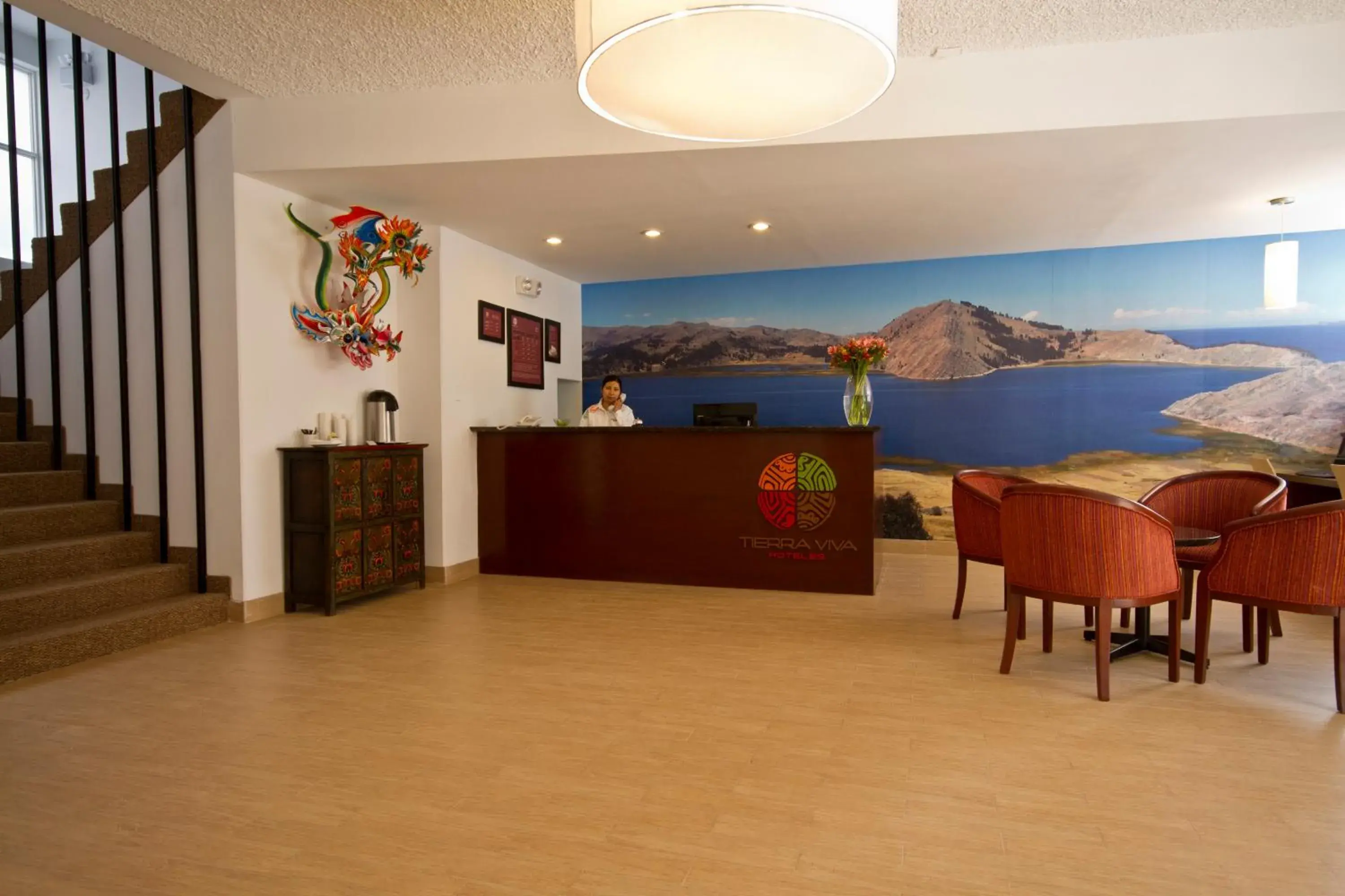 Lobby or reception in Tierra Viva Puno Plaza Lobby or reception in Tierra Viva Puno Plaza