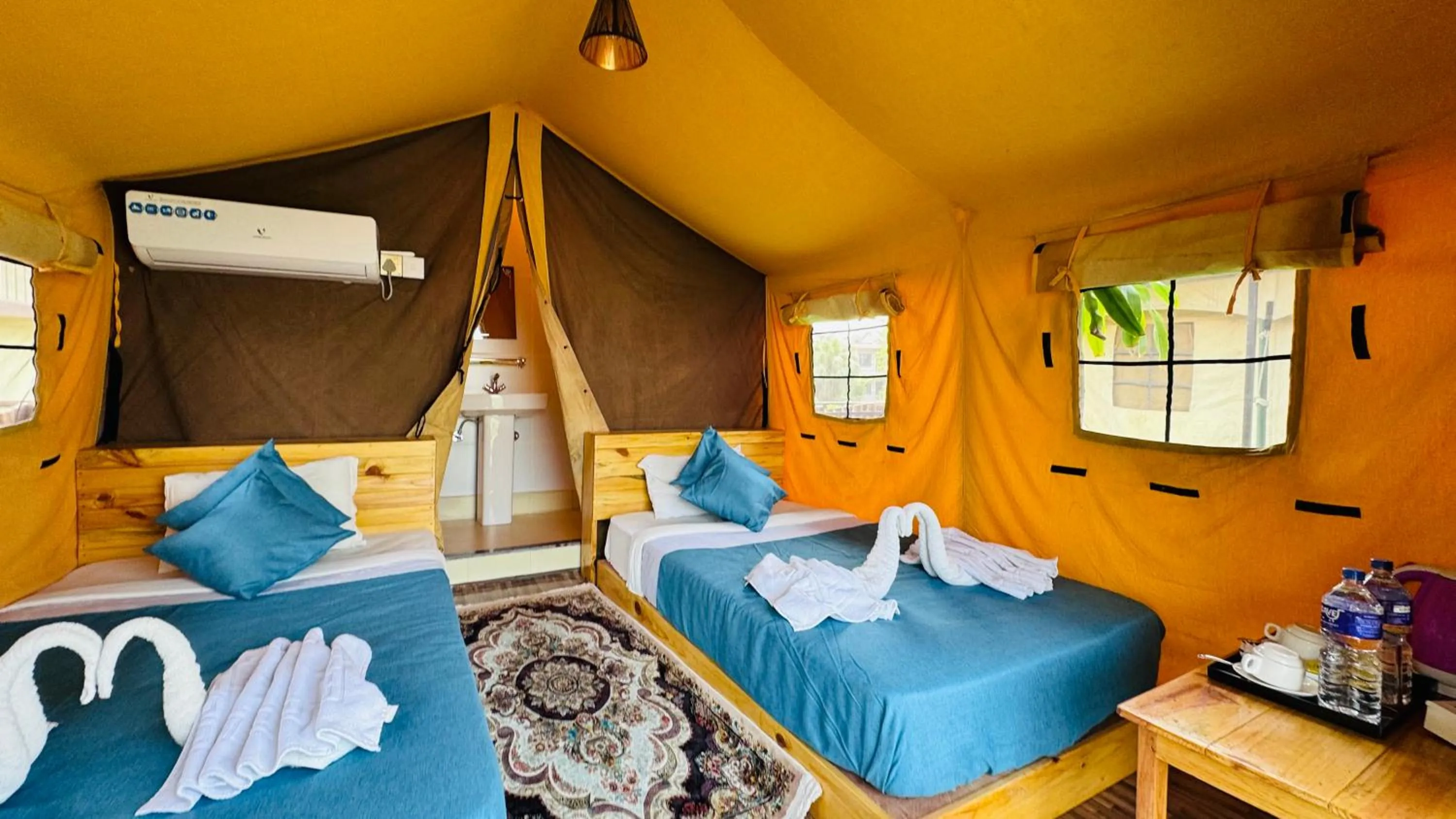 Bed in Jungle Wildlife Camp