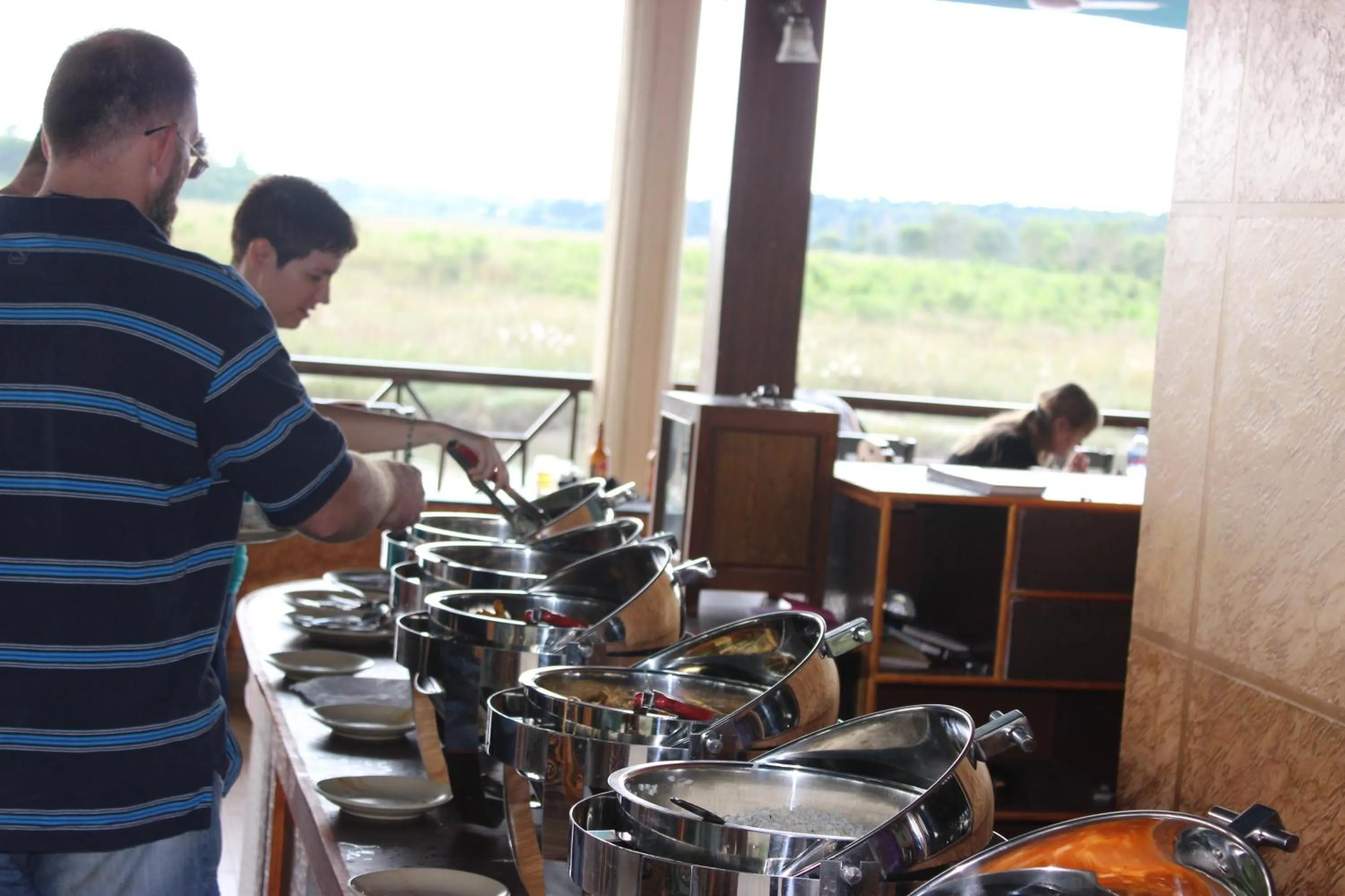 Buffet breakfast in Jungle Wildlife Camp