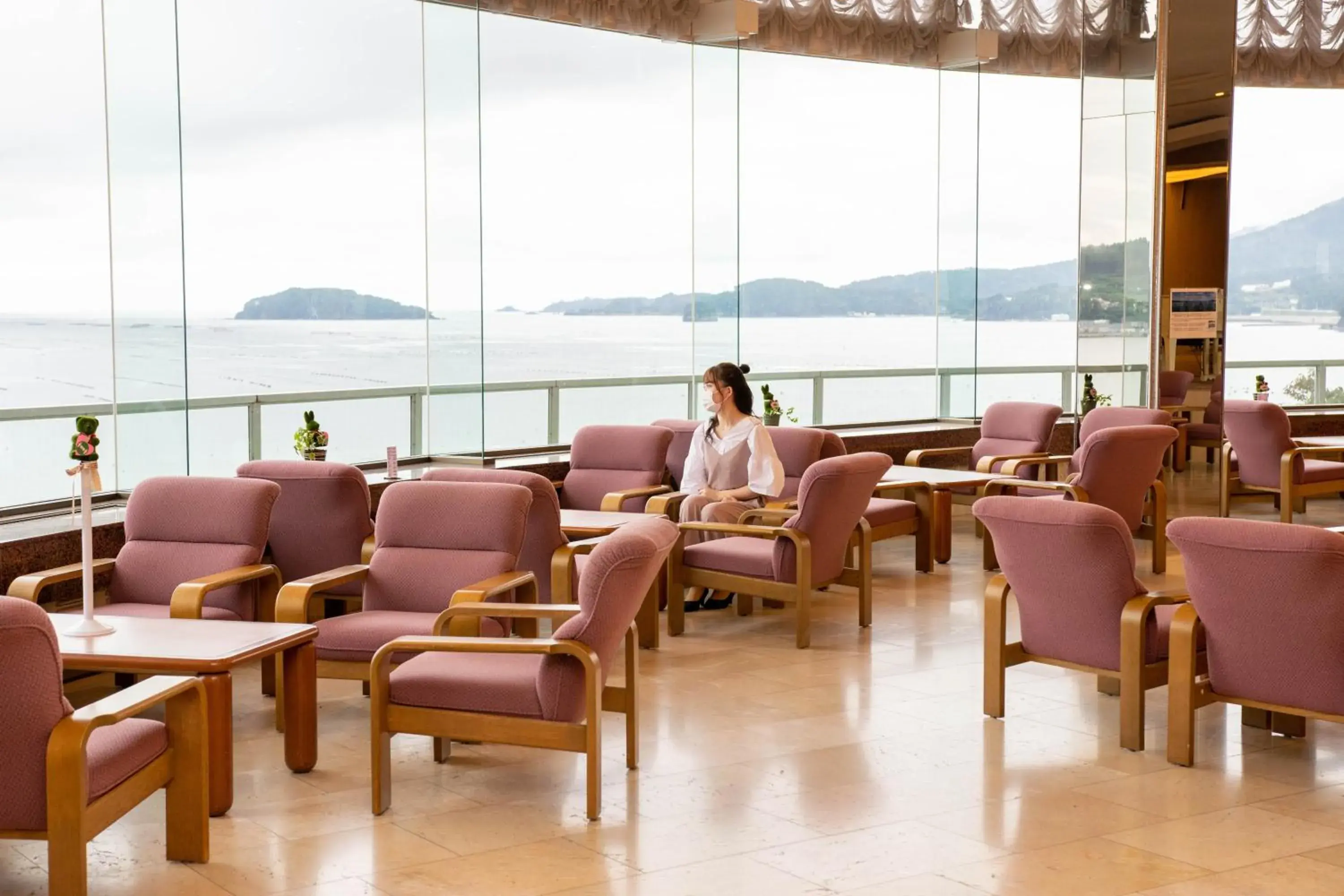 Lobby or reception in Minami Sanriku Hotel kanyo Lobby or reception in Minami Sanriku Hotel kanyo