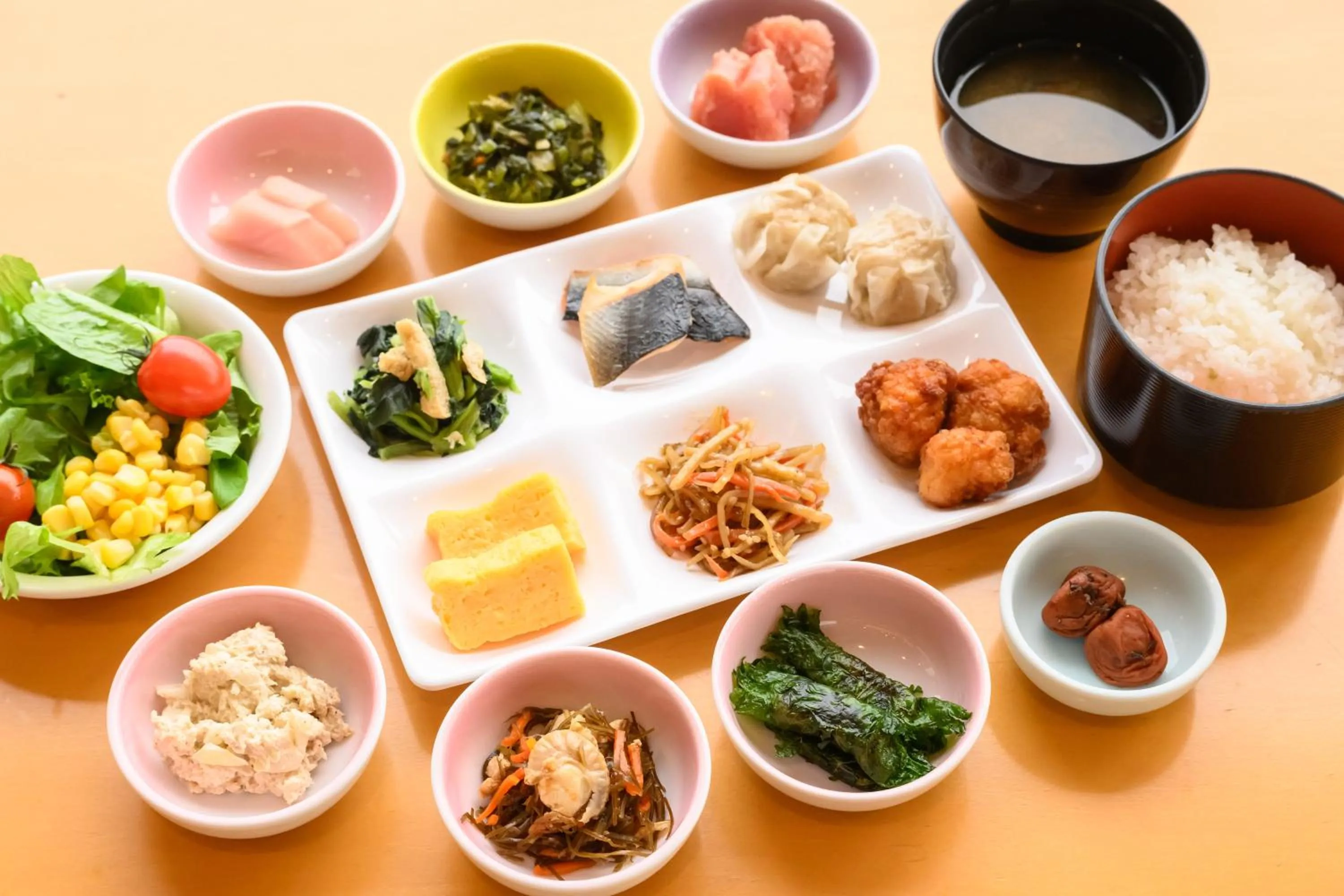 Breakfast in Minami Sanriku Hotel kanyo