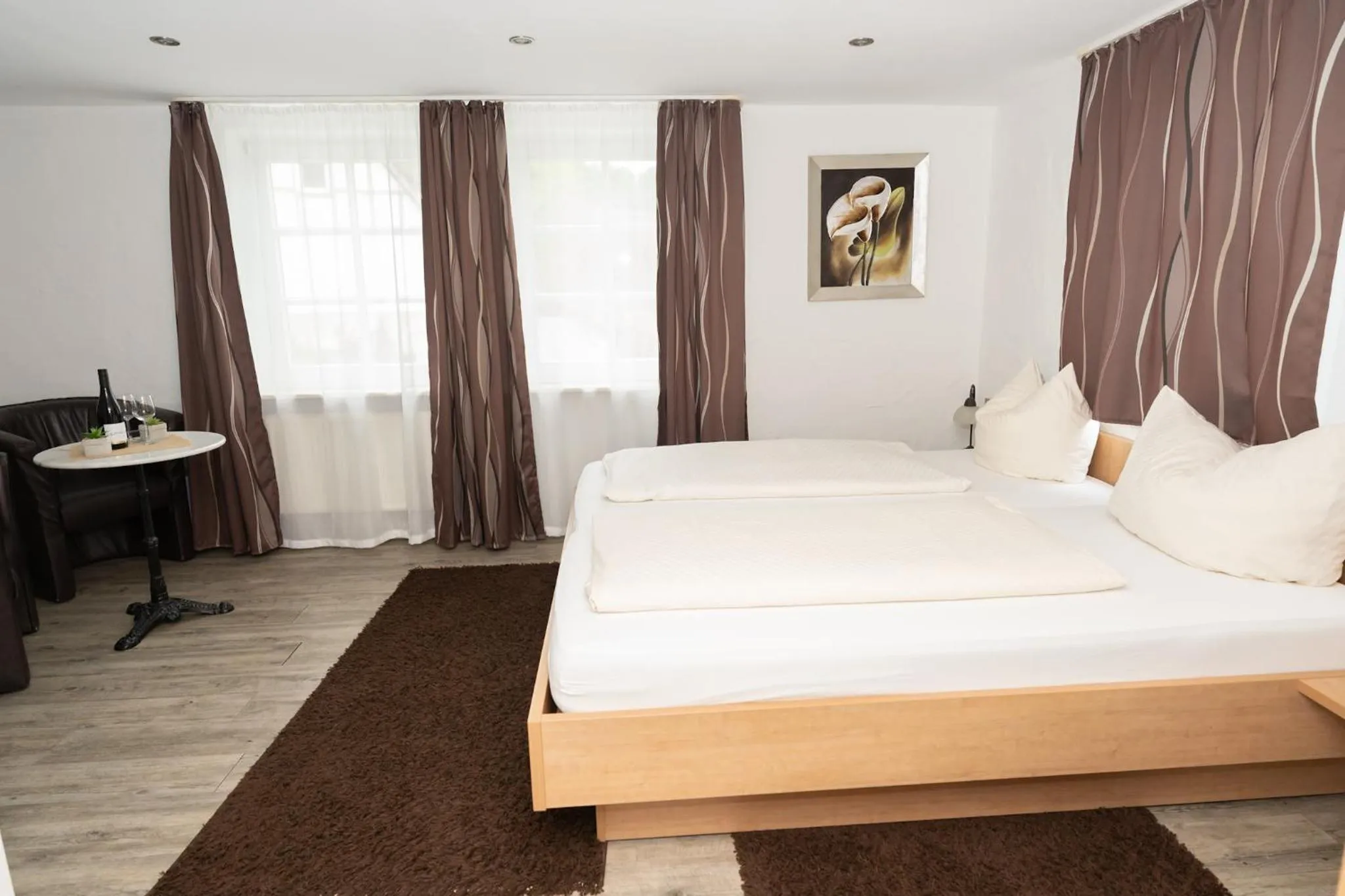 Bed in Hotel Garni BURG WALDENSTEIN