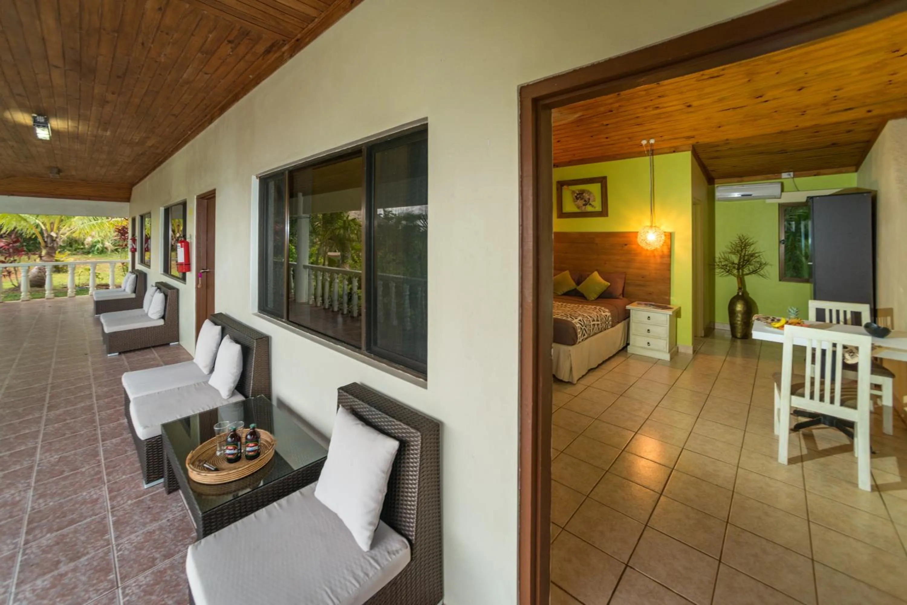 Patio in Waidroka Bay Resort