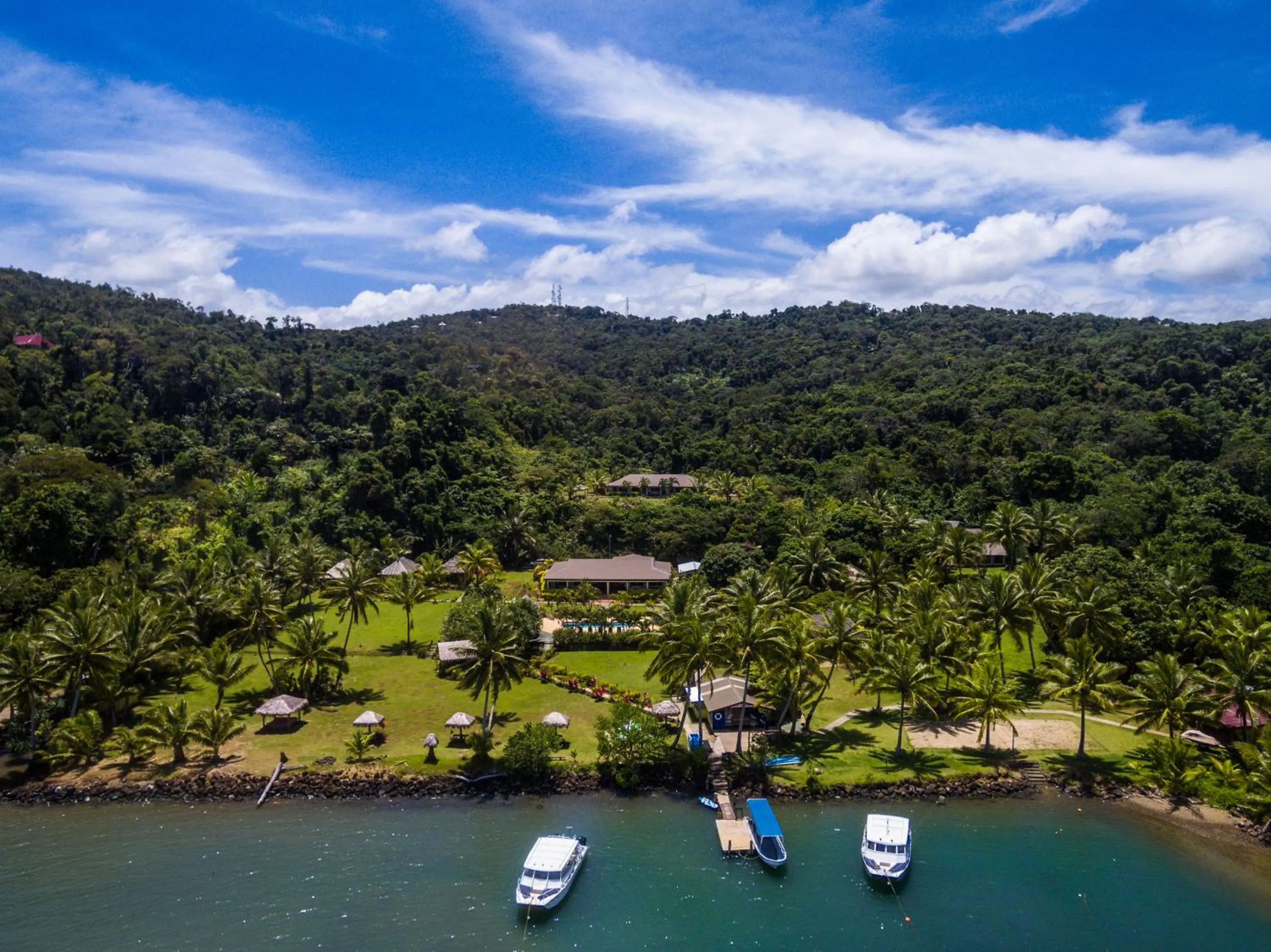 Natural landscape in Waidroka Bay Resort