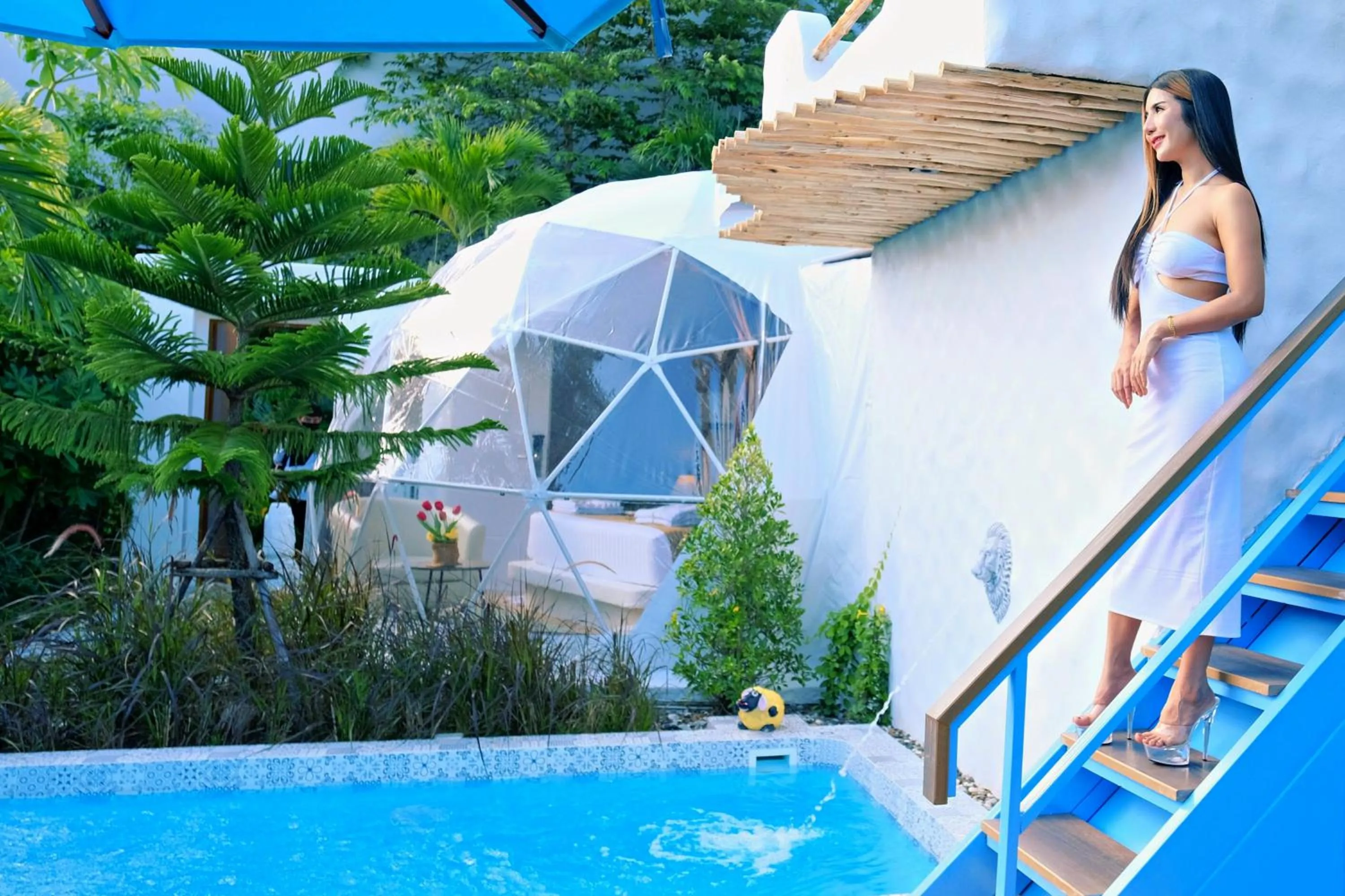 Pool view in Le Resort and Villas