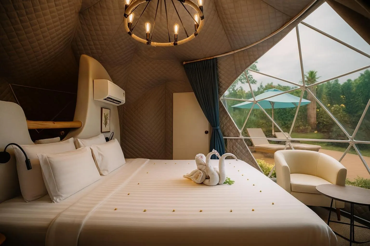 Bed in Le Resort and Villas