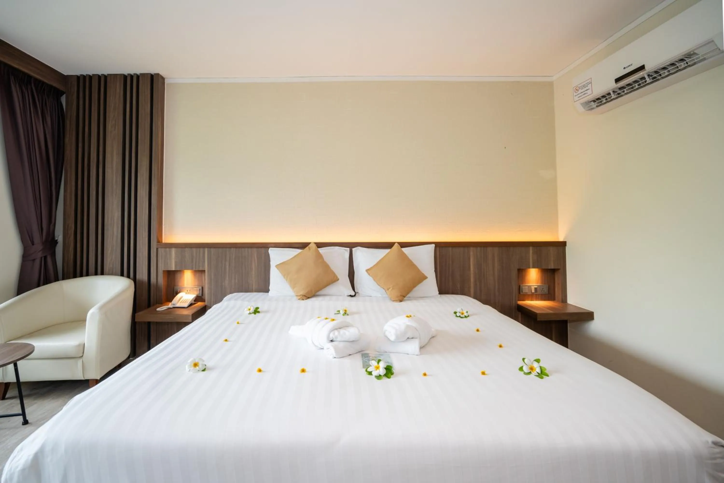 Bed in Le Resort and Villas