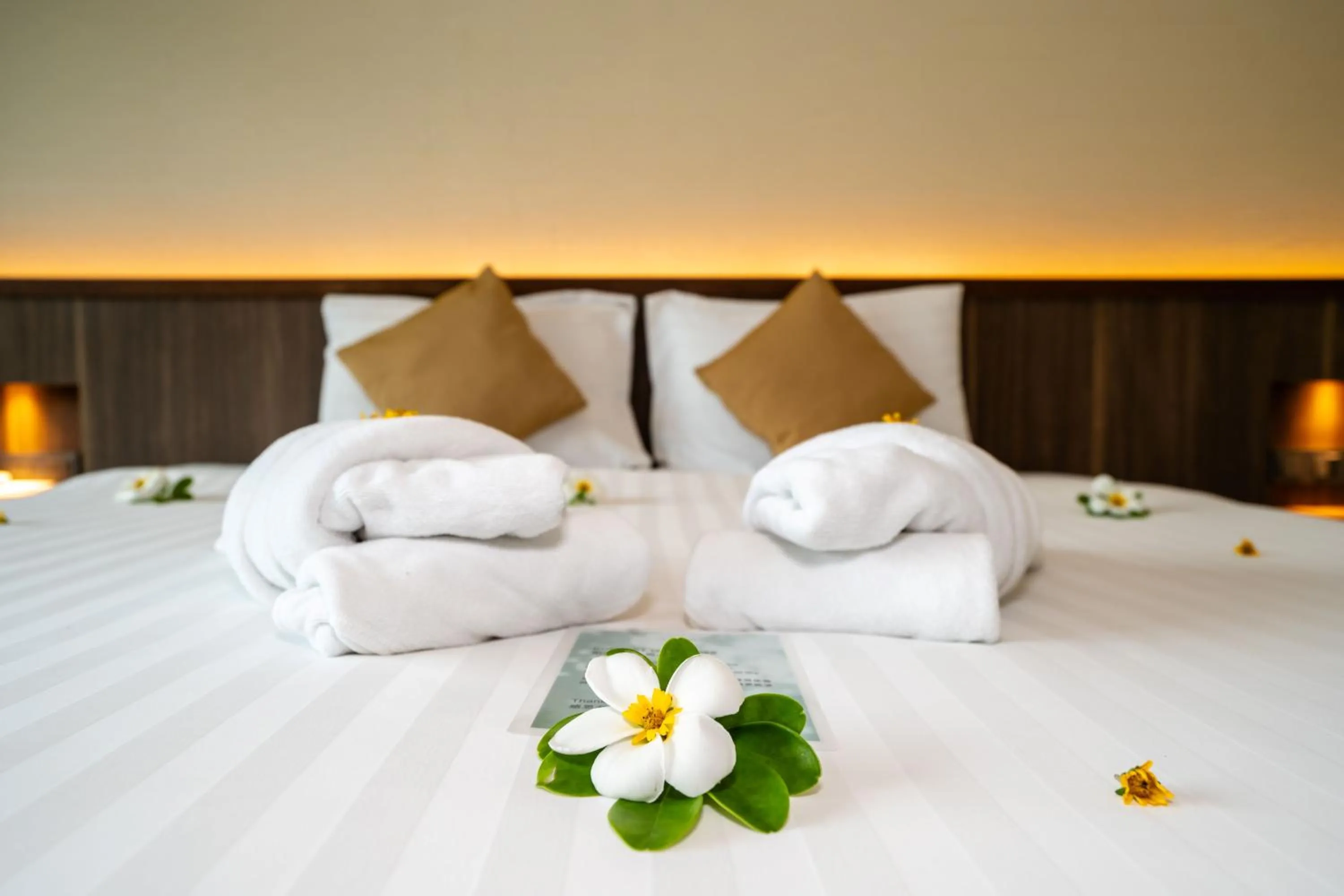 Bed in Le Resort and Villas