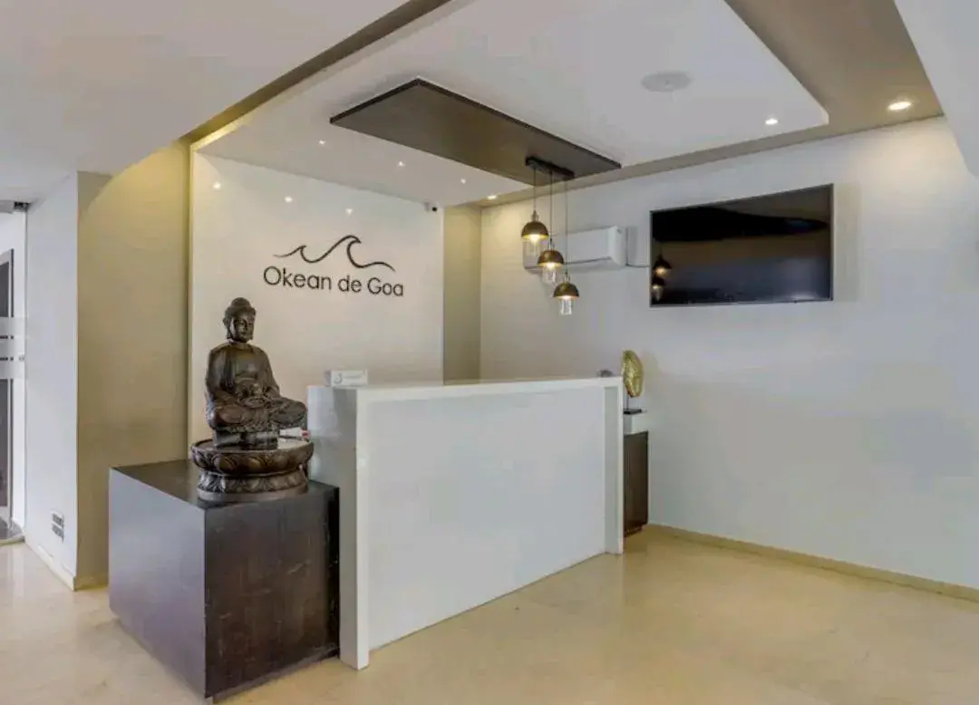 Lobby or reception in Okean De Goa Vagator Lobby or reception in Okean De Goa Vagator