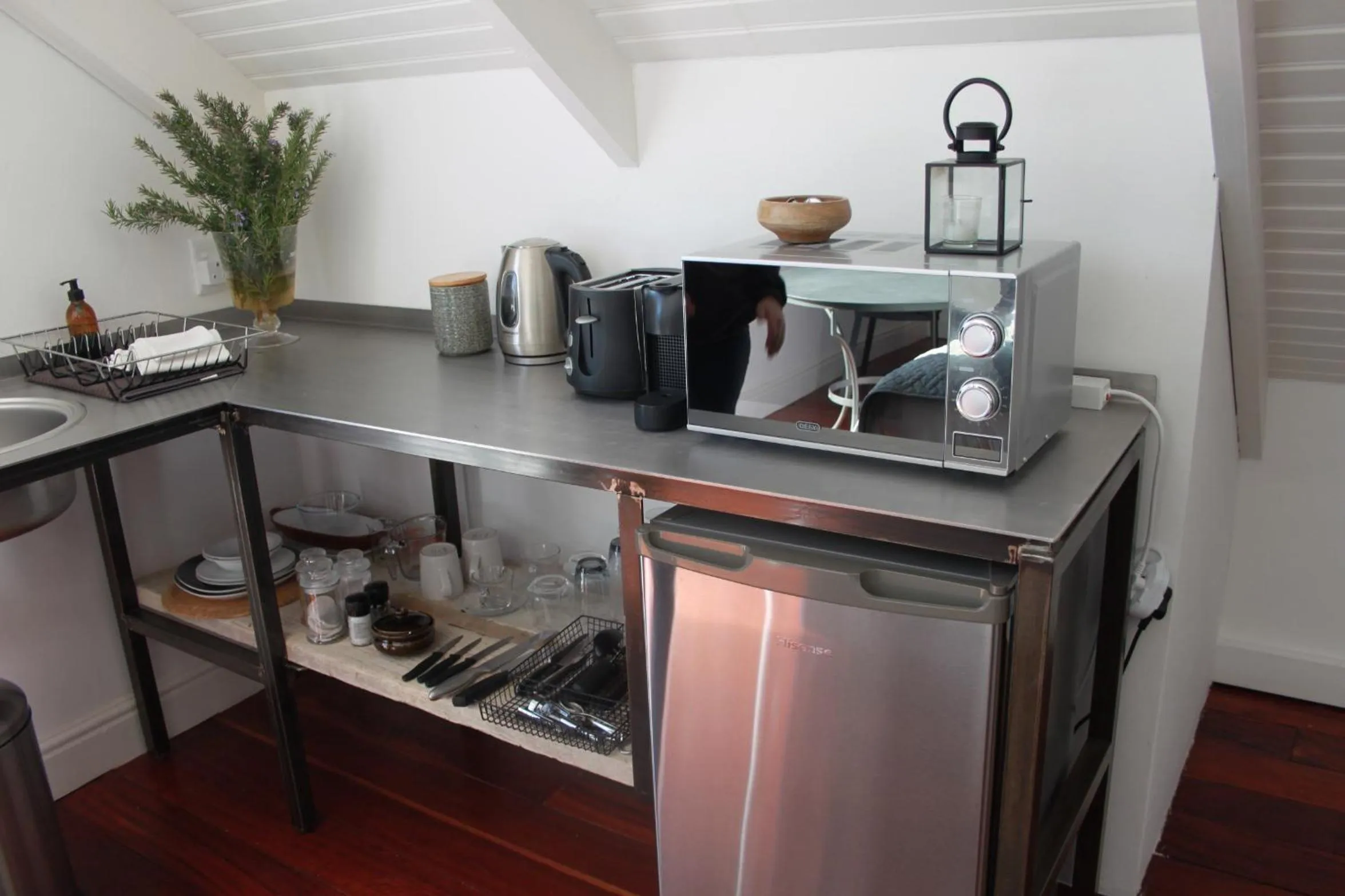 Kitchen or kitchenette in The Barn On 62 - Cottages